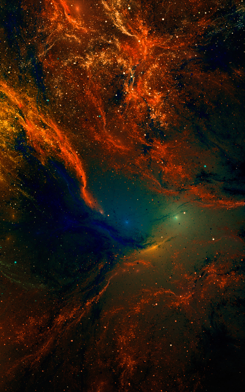 Colorful Artistic Nebula And Space Star, Full HD Wallpaper