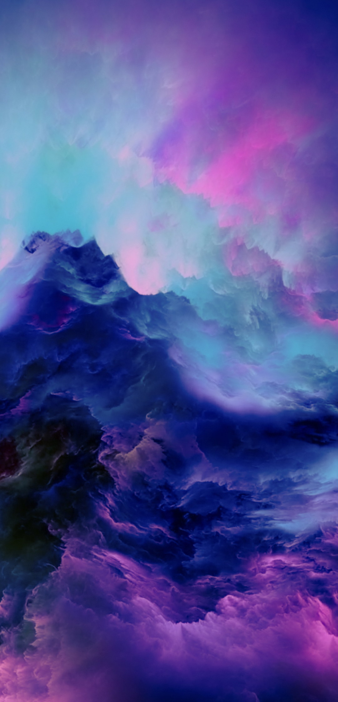 1080x2240 Colorful Clouds Abstract 4K 1080x2240 Resolution Wallpaper