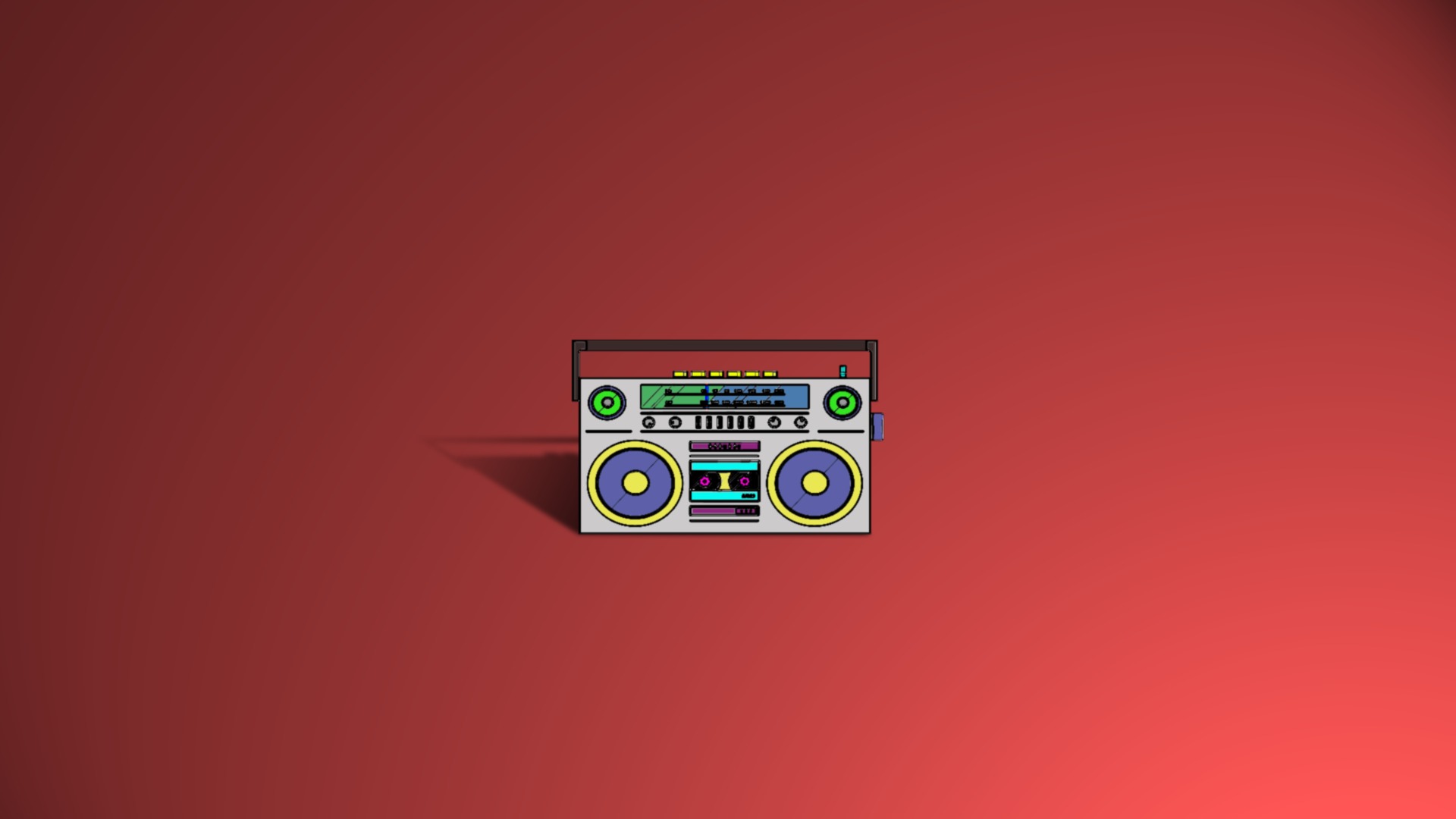 Colorful Minimal Boombox Wallpaper, HD Minimalist 4K Wallpapers, Images,  Photos and Background - Wallpapers Den