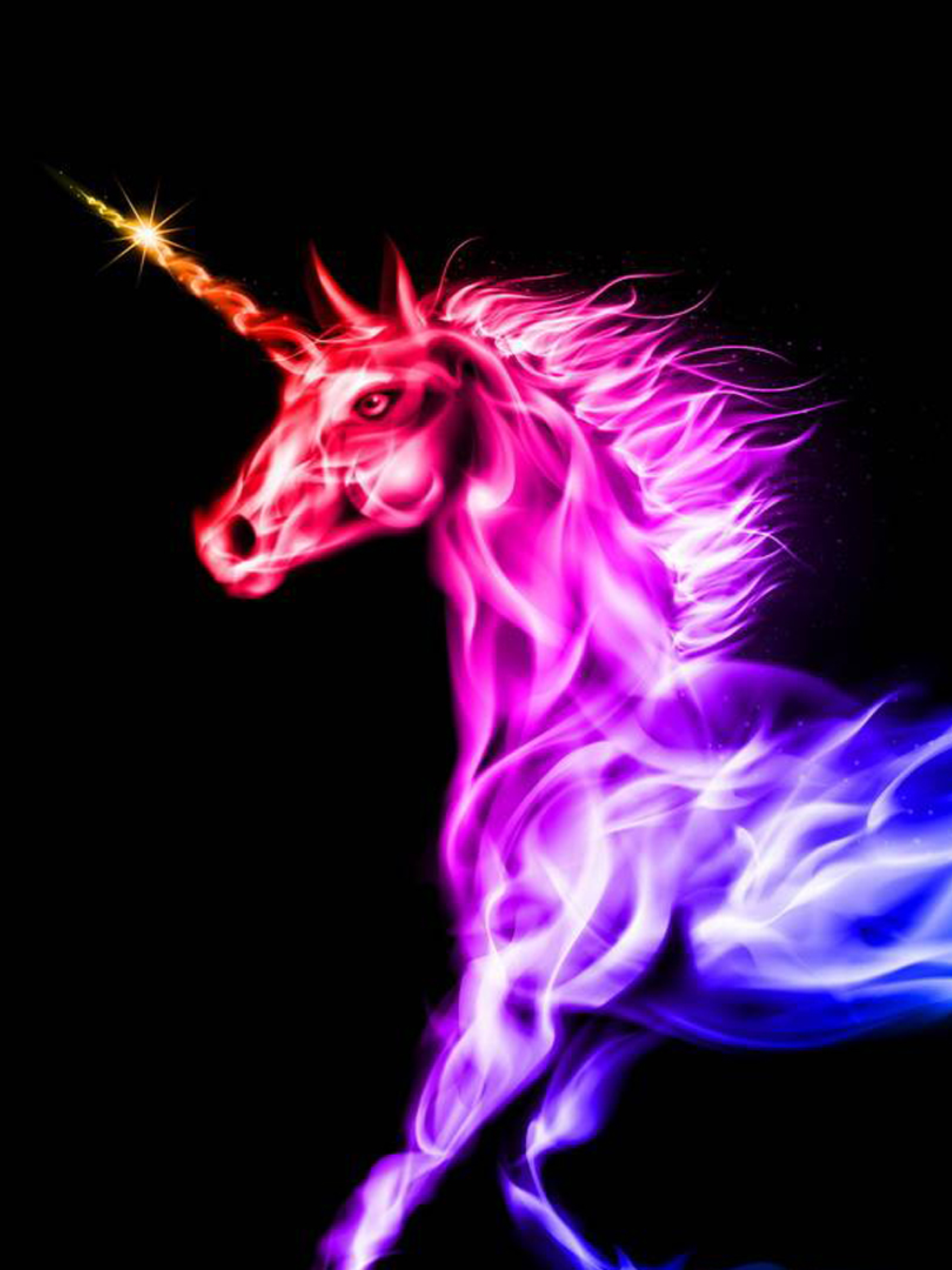 2048x2732 Colorful Neon Unicorn Horse 2048x2732 Resolution Wallpaper, HD  Artist 4K Wallpapers, Images, Photos and Background - Wallpapers Den