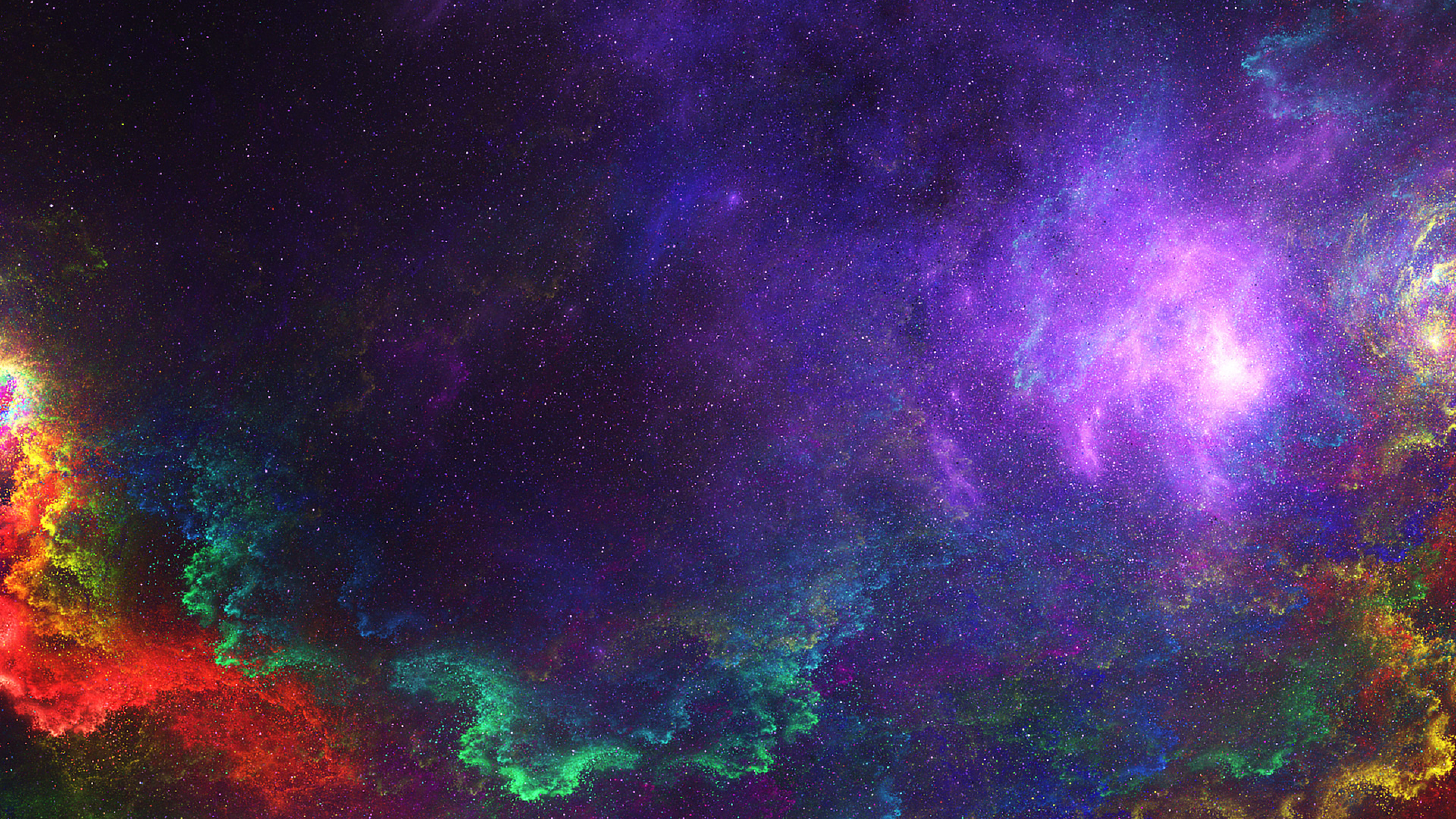 3840x2160 Colorful Space 4K Wallpaper