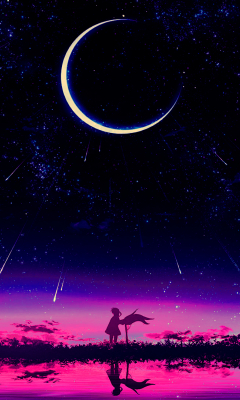 240x400 Cool Anime Starry Night Illustration Acer E100,Huawei,Galaxy S  Duos,LG 8575 Android Wallpaper, HD Artist 4K Wallpapers, Images, Photos and  Background - Wallpapers Den