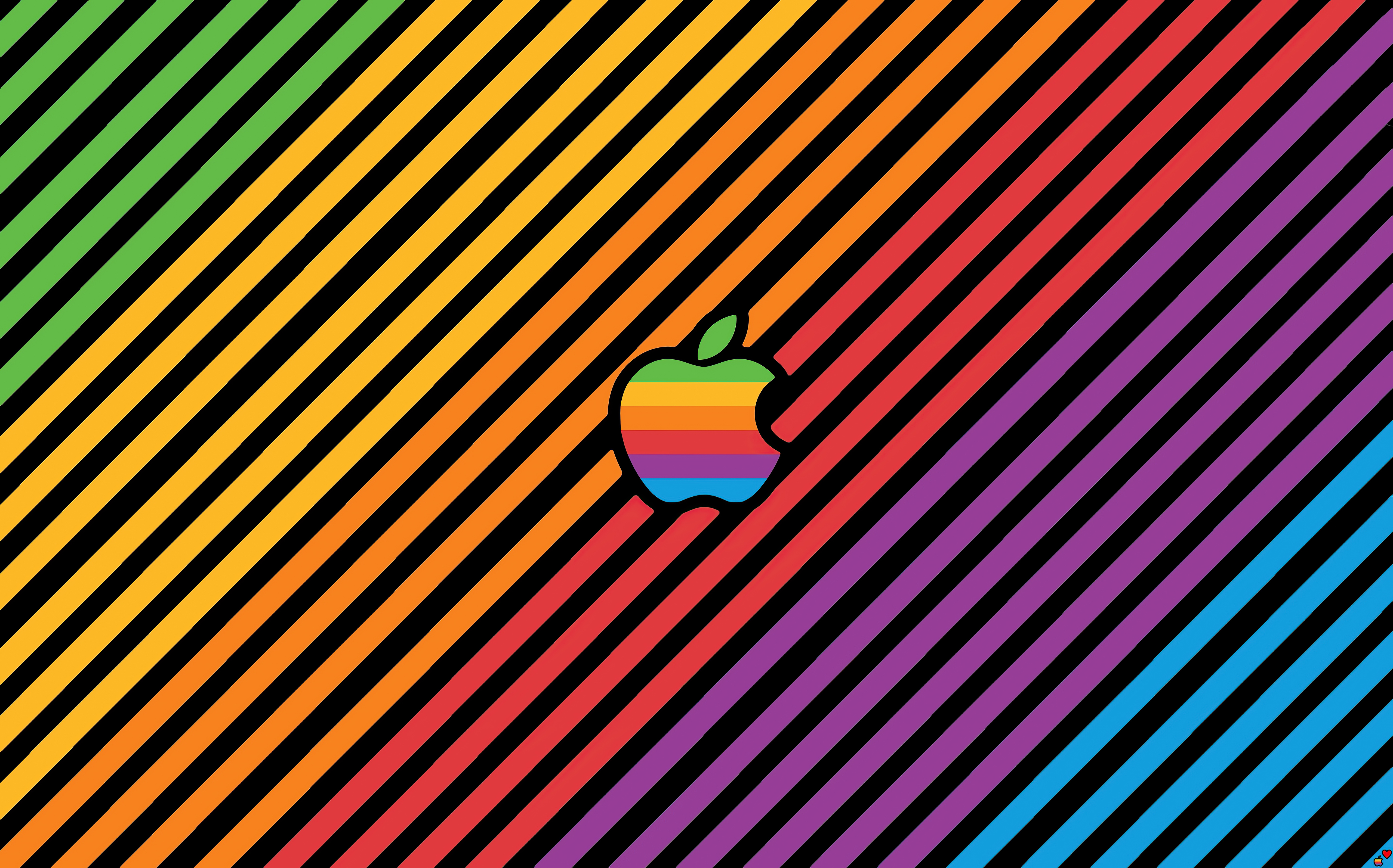 Apple Logo With Apple Word In Colorful Texture Background HD Apple  Wallpapers | HD Wallpapers | ID #53978