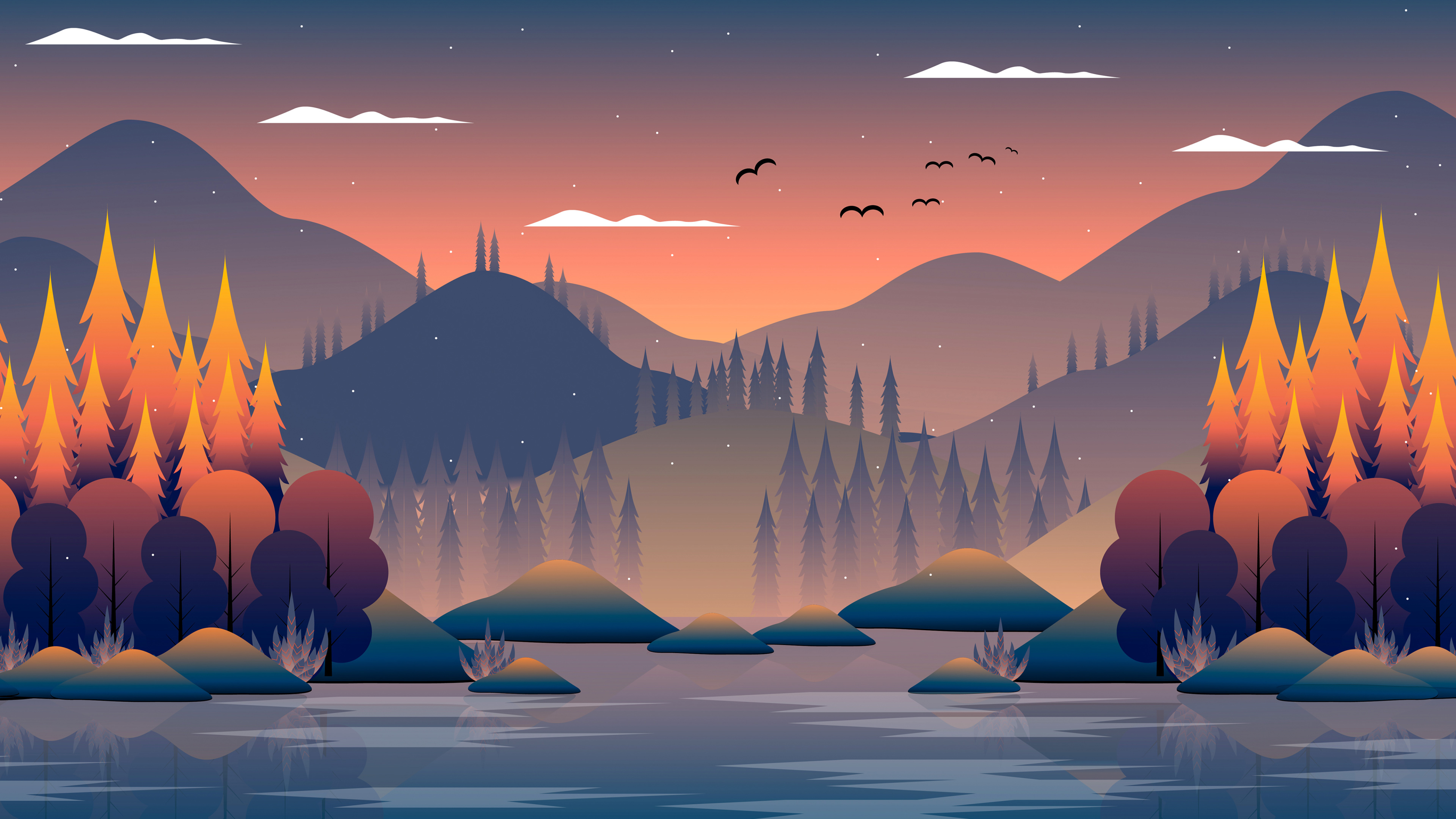 5120x2880 Cool Landscape Night Minimal Art 5K Wallpaper, HD Minimalist 4K  Wallpapers, Images, Photos and Background - Wallpapers Den