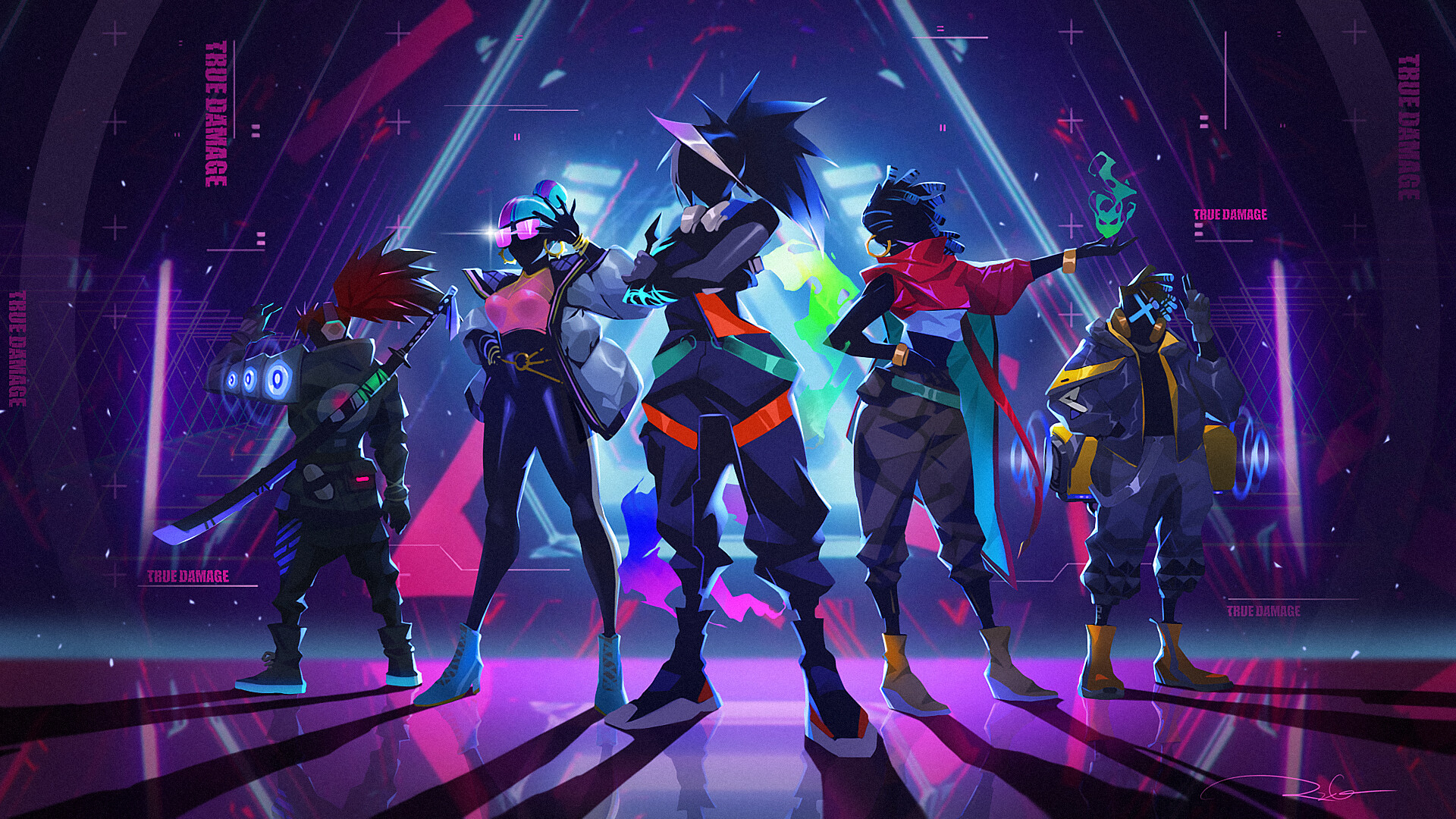3840x2160 Resolution Cool True Damage LoL 4K Wallpaper Wallpapers Den
