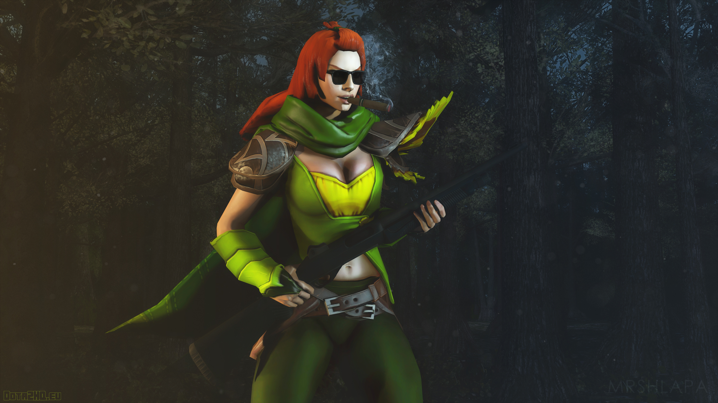 Cool Windrunner Dota 2 3d Wallpaper Hd Games 4k