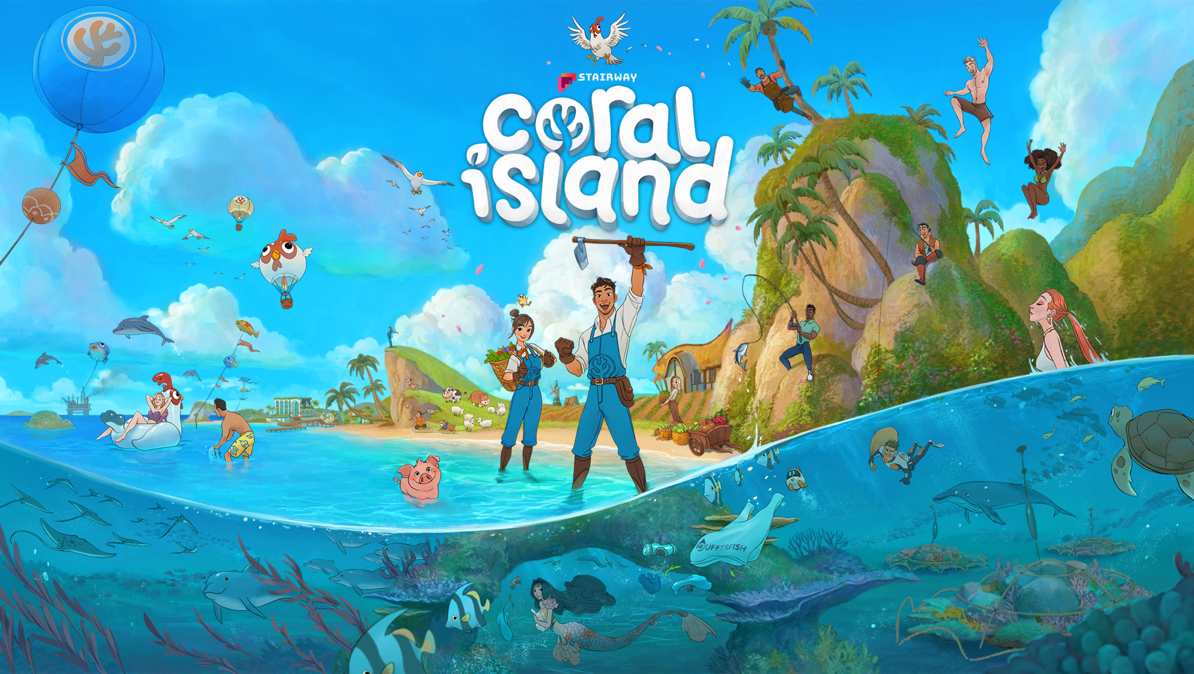 4128x2332 Resolution Coral Island HD 4128x2332 Resolution Wallpaper