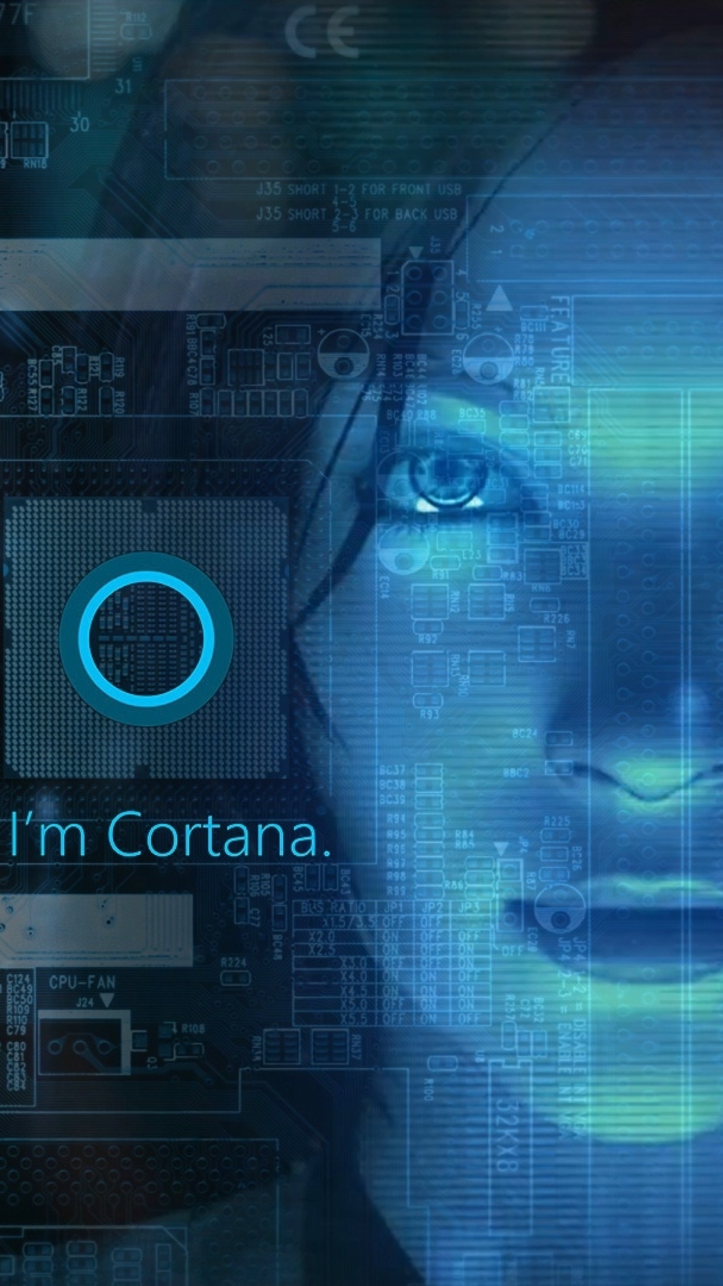 1440x2560 Cortana Windows 10 Samsung Galaxy S6,S7,Google ...