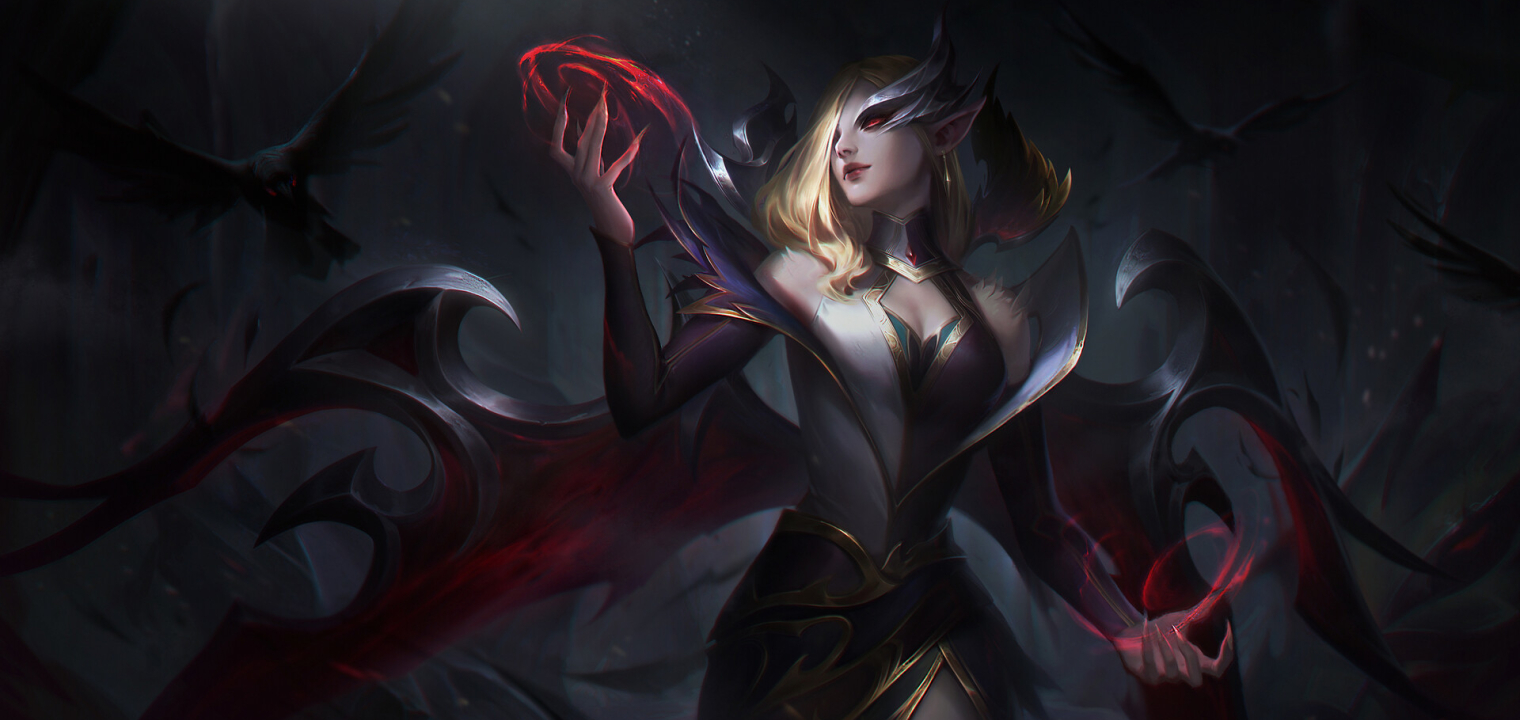 1520x720 Coven Morgana LoL Splash Art 1520x720 Resolution Wallpaper, HD