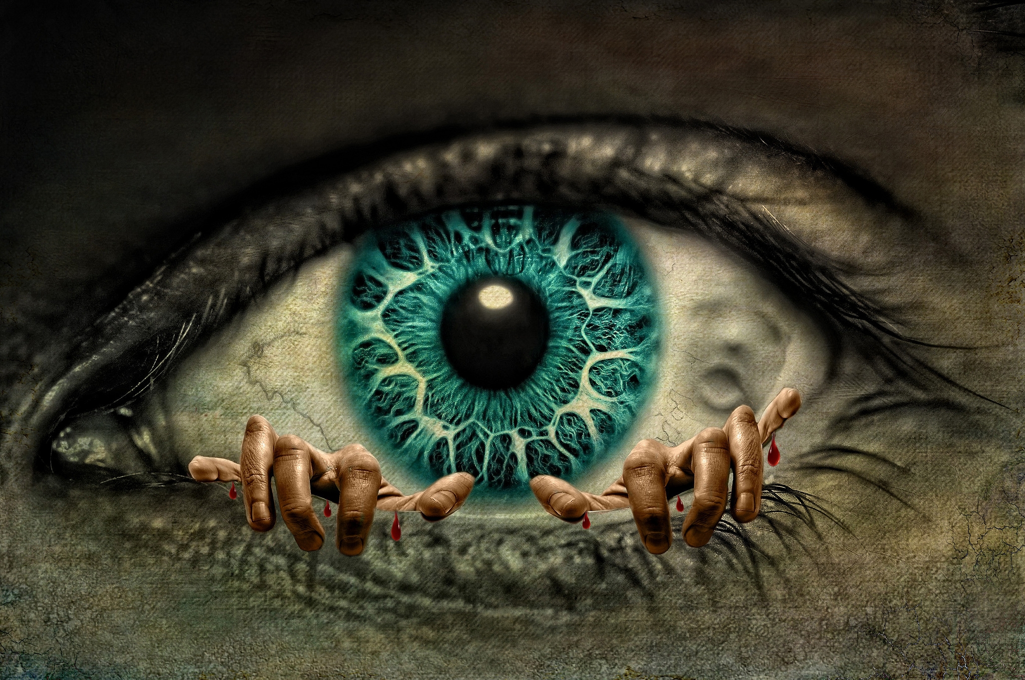 Creepy Blue Eye Wallpaper, HD Artist 4K Wallpapers, Images, Photos and  Background - Wallpapers Den