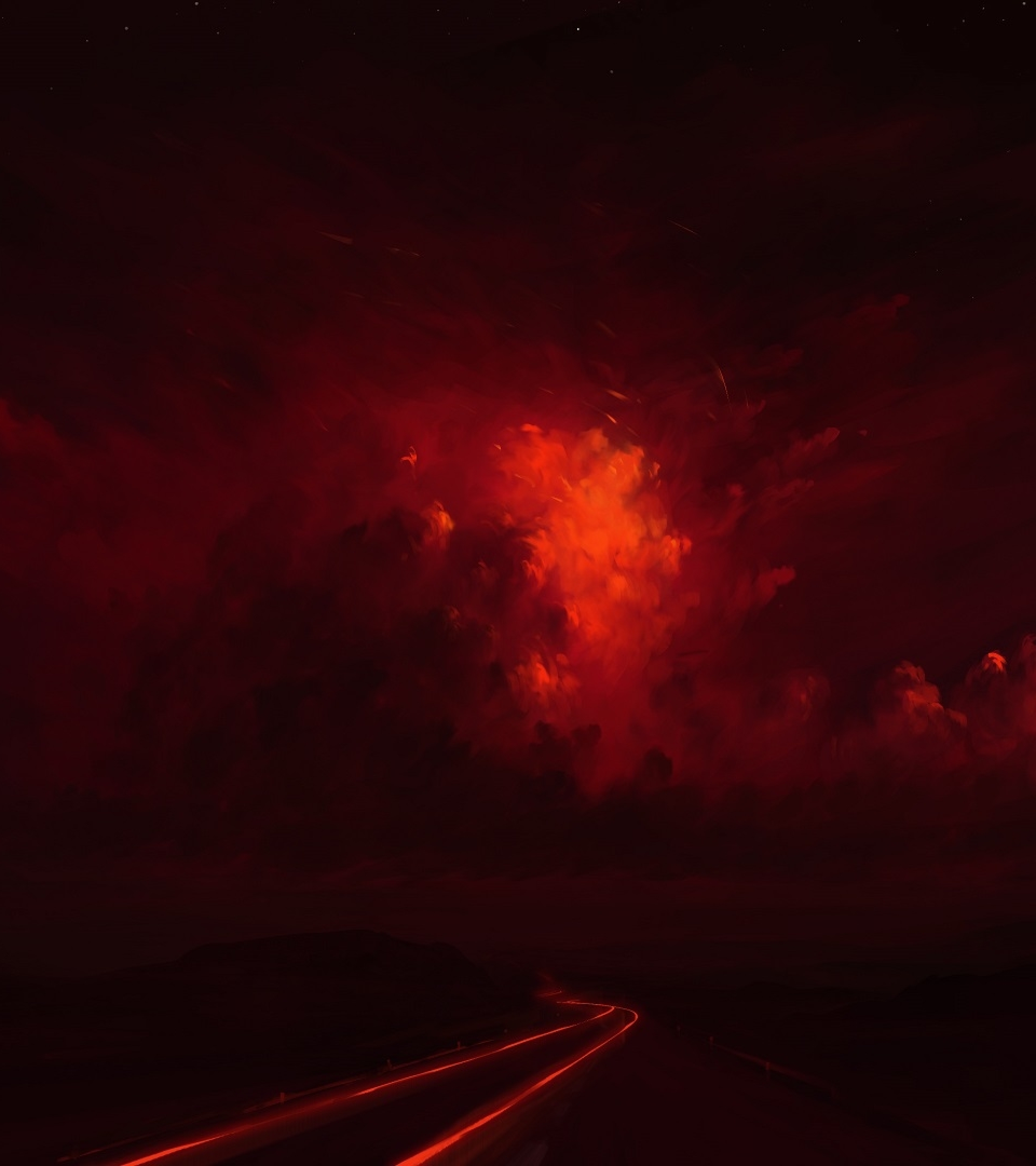 1920x2160 Resolution Crimson Night 1920x2160 Resolution Wallpaper ...