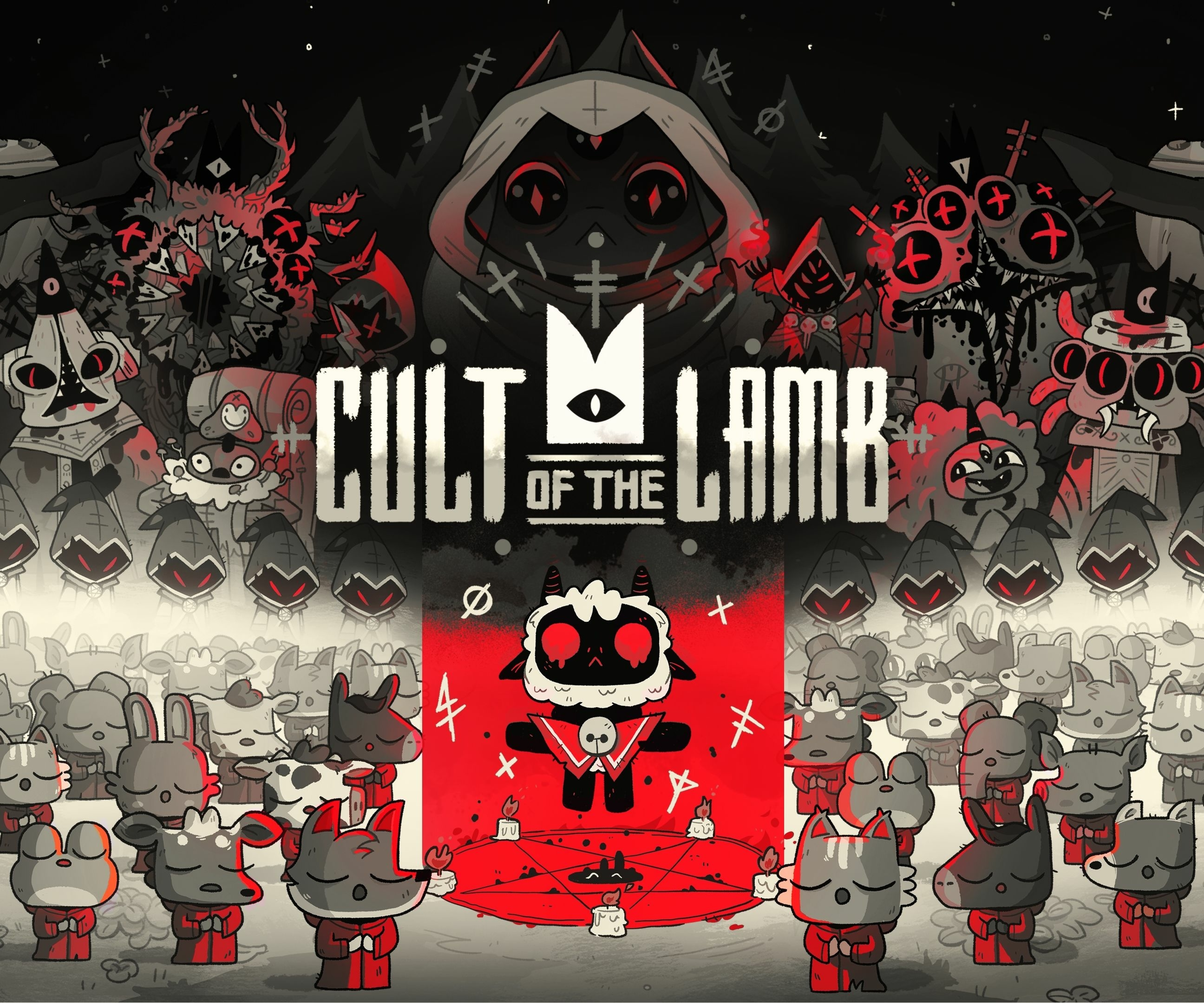 Создать свой культ игра. Cult of the Lamb игра. Cult of the Lamb арт. Cult of the Lamb арты. Cult of the Lamb персонажи.