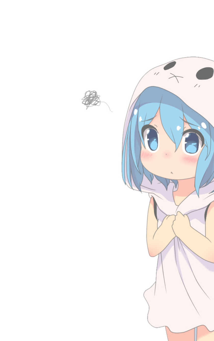 Cute Anime Little Girl Full HD Wallpaper