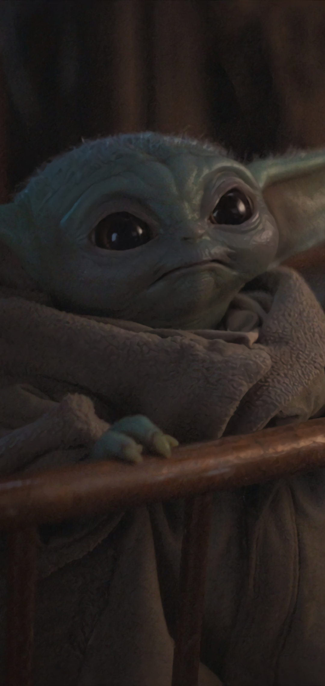 1080x2280 Cute Baby Yoda From Mandalorian One Plus 6 Huawei P20