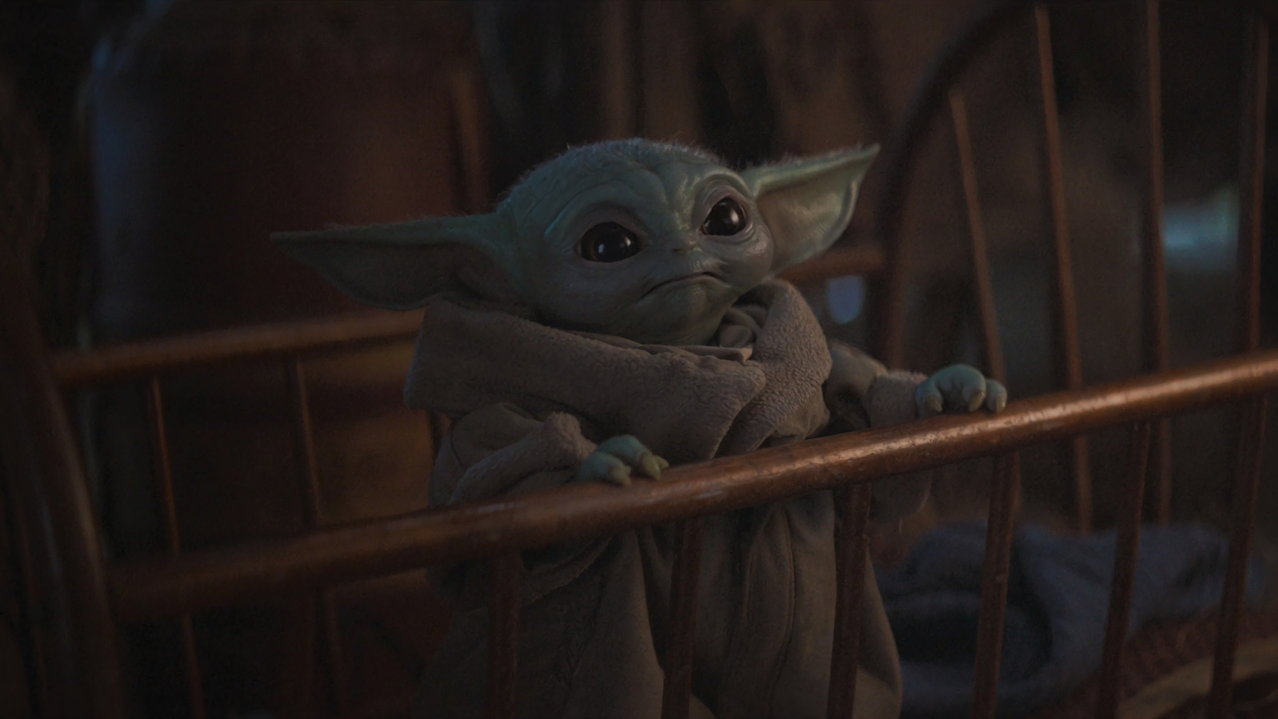 2560x1440 Resolution Cute Baby Yoda from Mandalorian 1440P Resolution ...