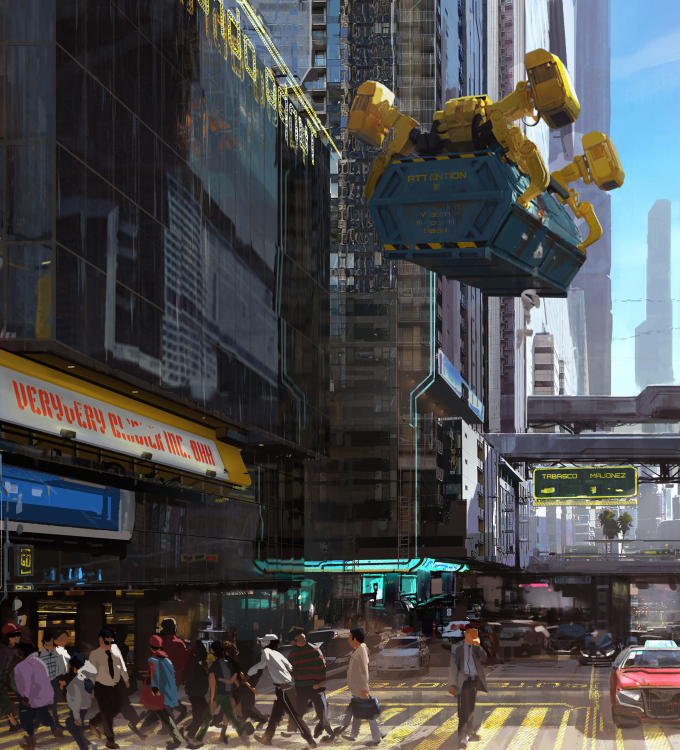 680x750 Cyberpunk 2077 City Concept Art 680x750 Resolution Wallpaper Hd Games 4k Wallpapers 8969