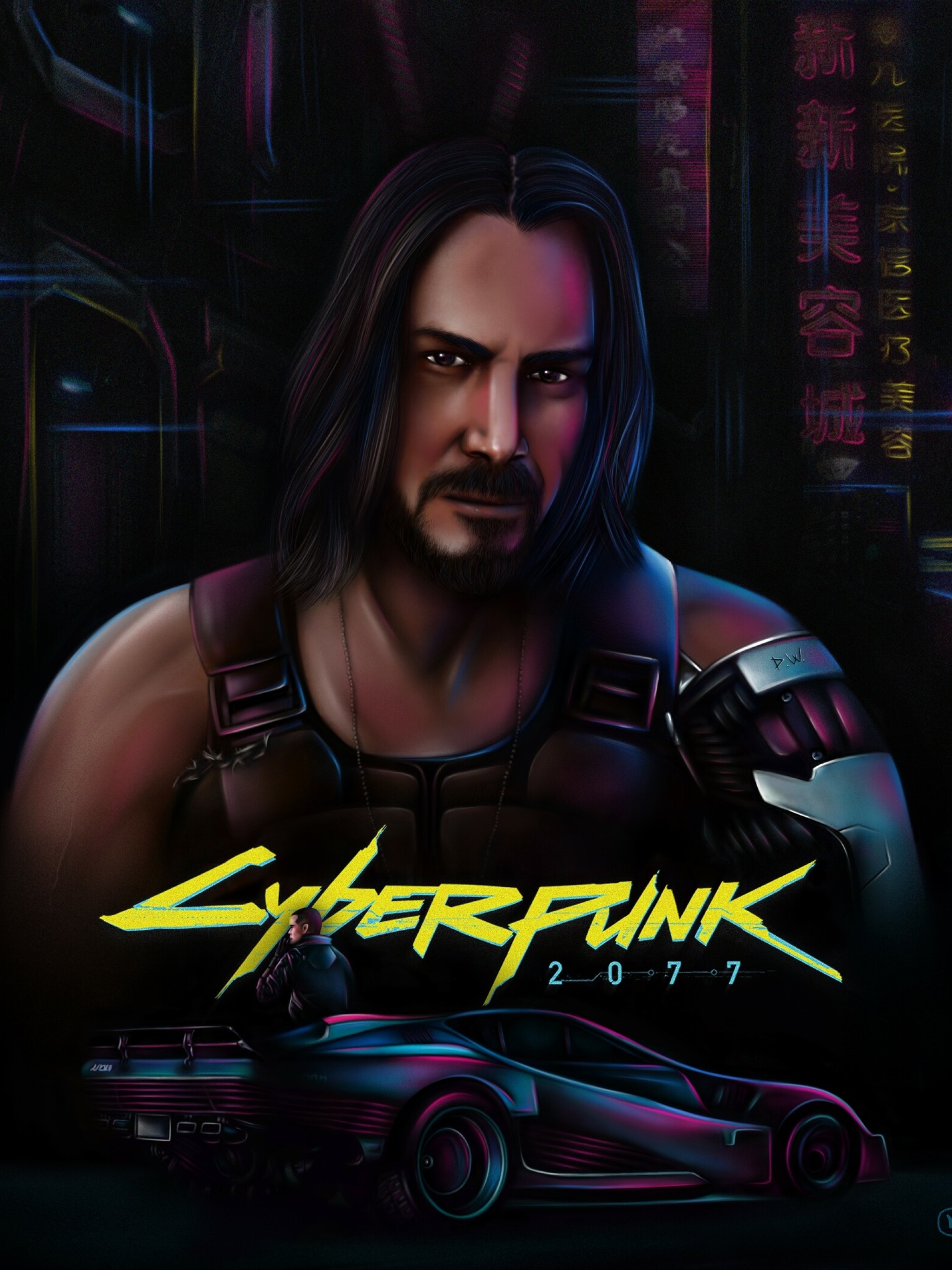 2048x2732 Cyberpunk 2077 Fan Art 2048x2732 Resolution Wallpaper