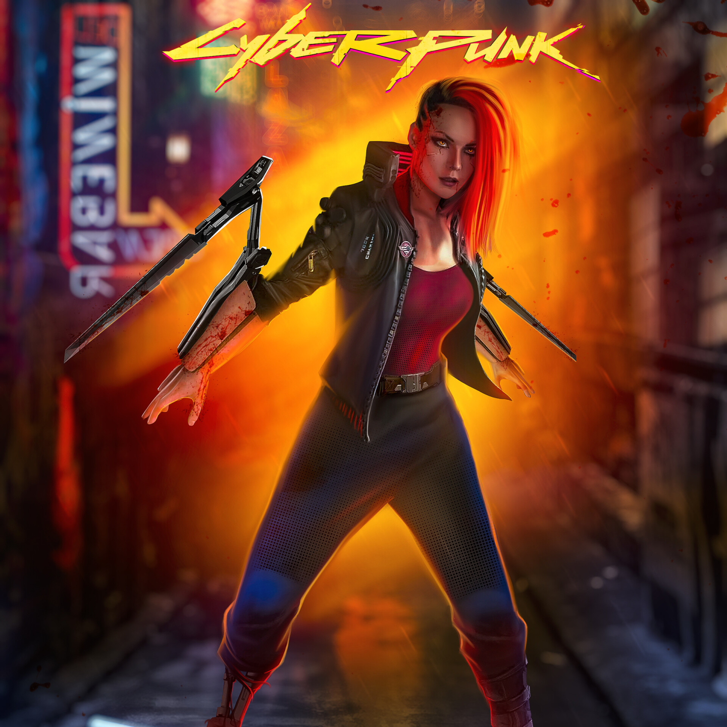 1440x1440 Cyberpunk 2077 Female Concept Art 1440x1440 Resolution Wallpaper Hd Games 4k 1382