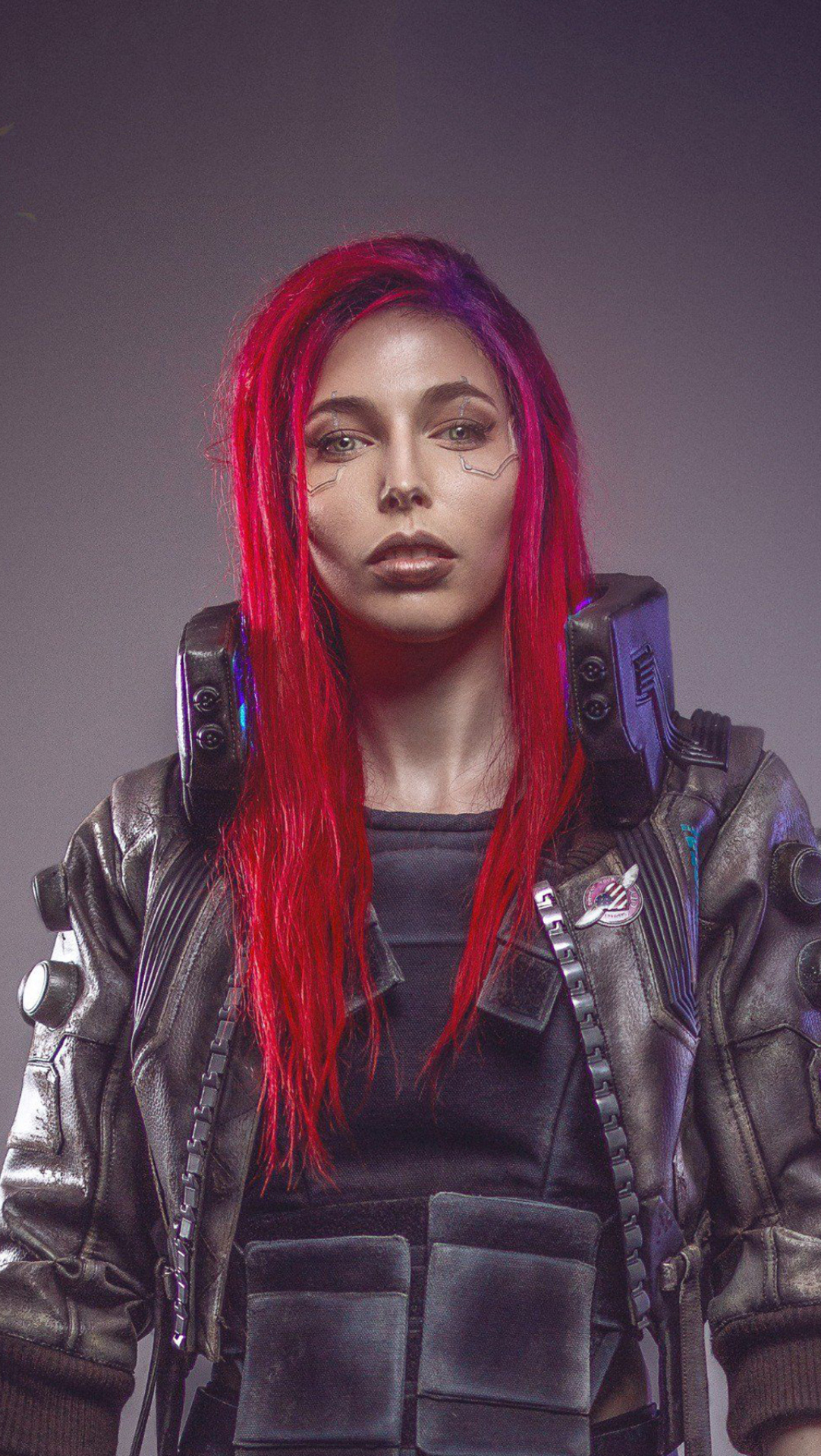 1082x1920 Cyberpunk 2077 Female Cosplay 1082x1920 Resolution Wallpaper