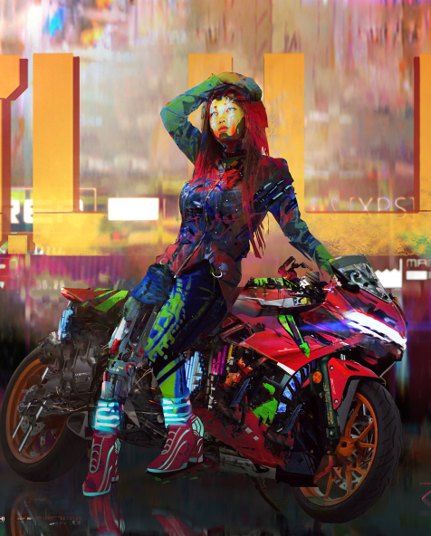 476x592 Resolution Cyberpunk 2077 Girl 4K Cool 476x592 Resolution