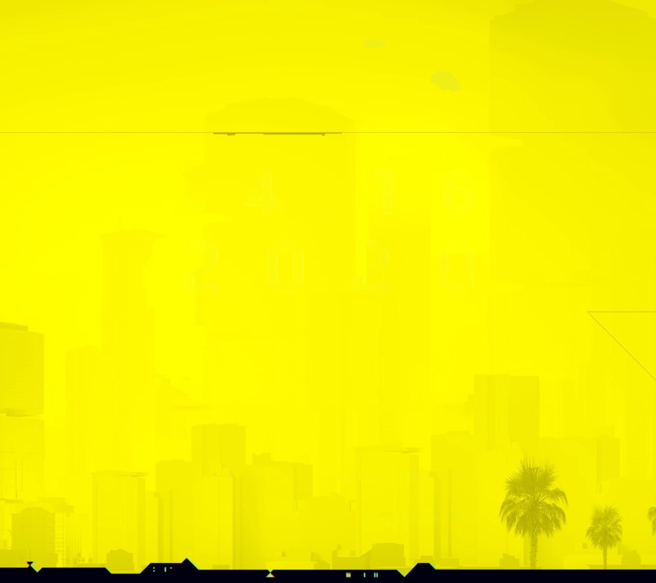 2160x1920 Cyberpunk 2077 Yellow Background 2160x1920 Resolution