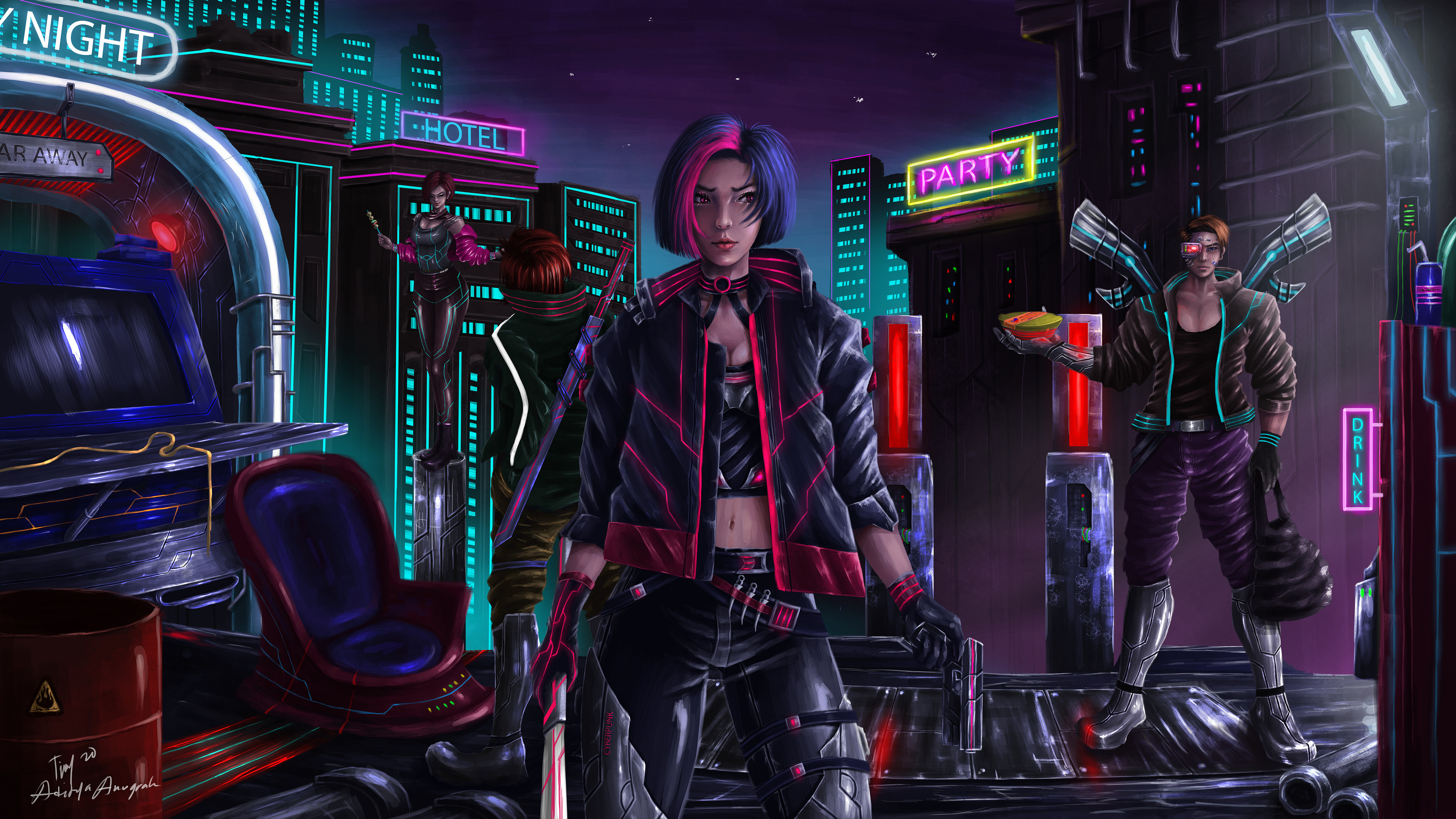 Cyberpunk 4K Gaming Wallpaper, HD Games 4K Wallpapers, Images, Photos and  Background - Wallpapers Den