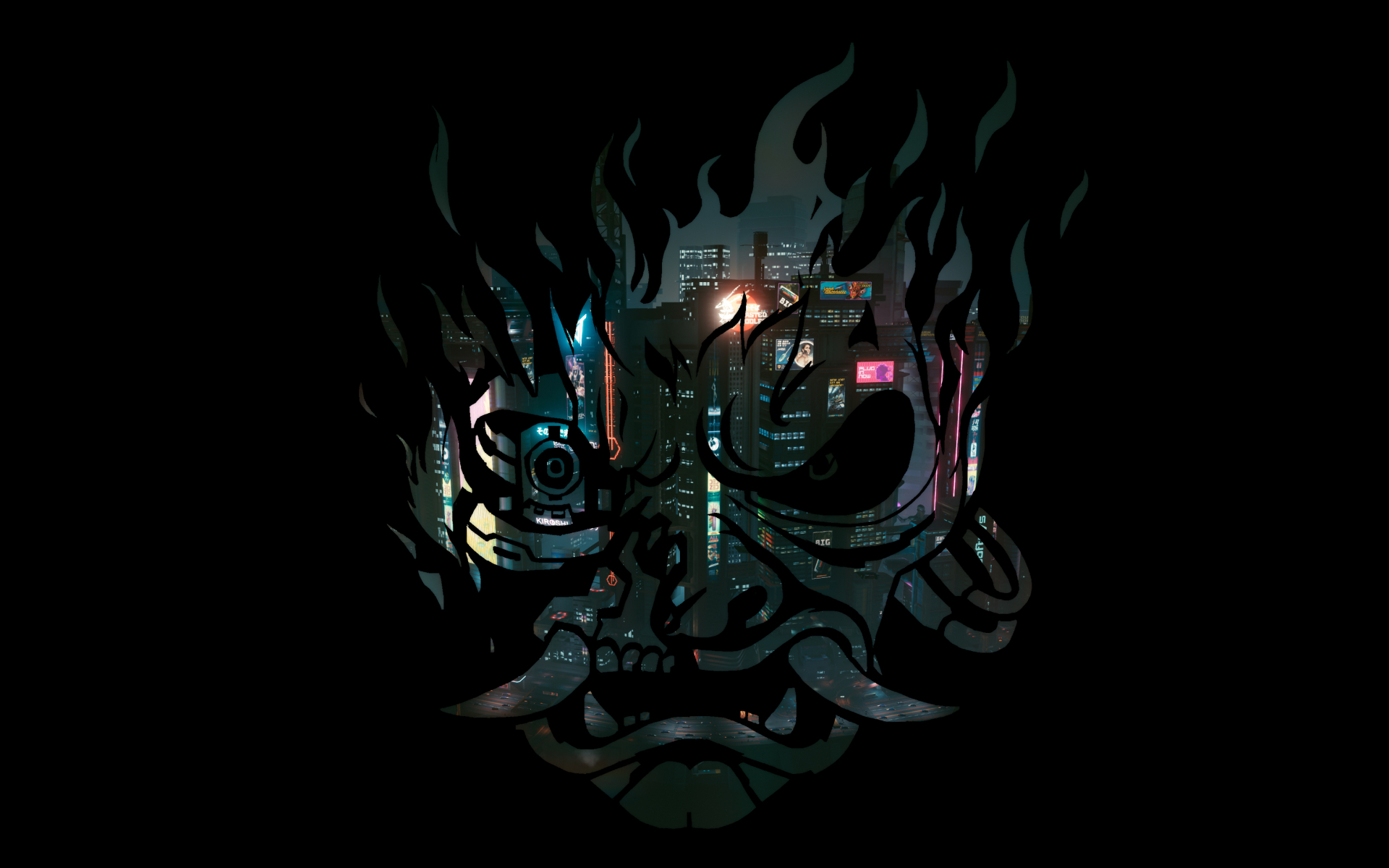 Cyberpunk logo wallpaper фото 23