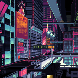 250x250 Cyberpunk City Pixel Art 250x250 Resolution Wallpaper, HD ...