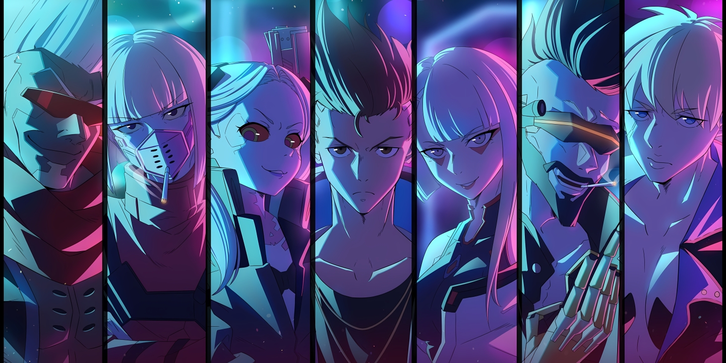 1440x720 Cyberpunk Edgerunners 4k Characters 1440x720 Resolution