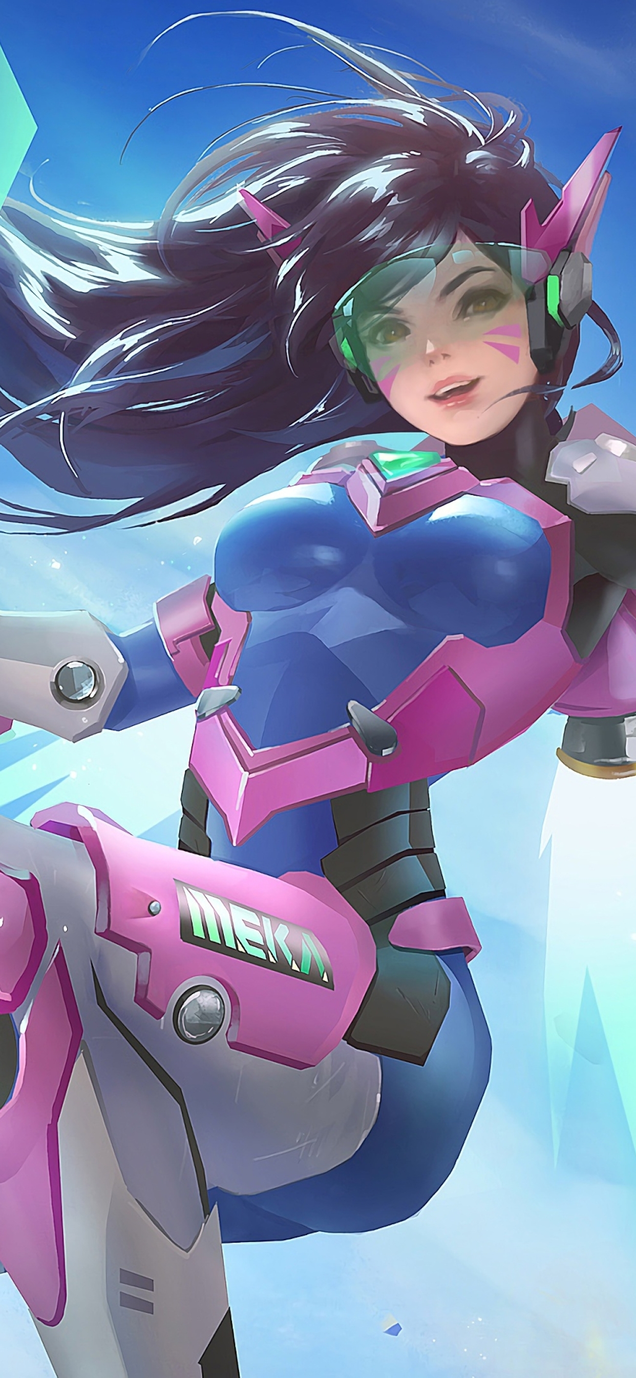 1242x26 D Va Overwatch Game Iphone Xs Max Wallpaper Hd Games 4k Wallpapers Images Photos And Background