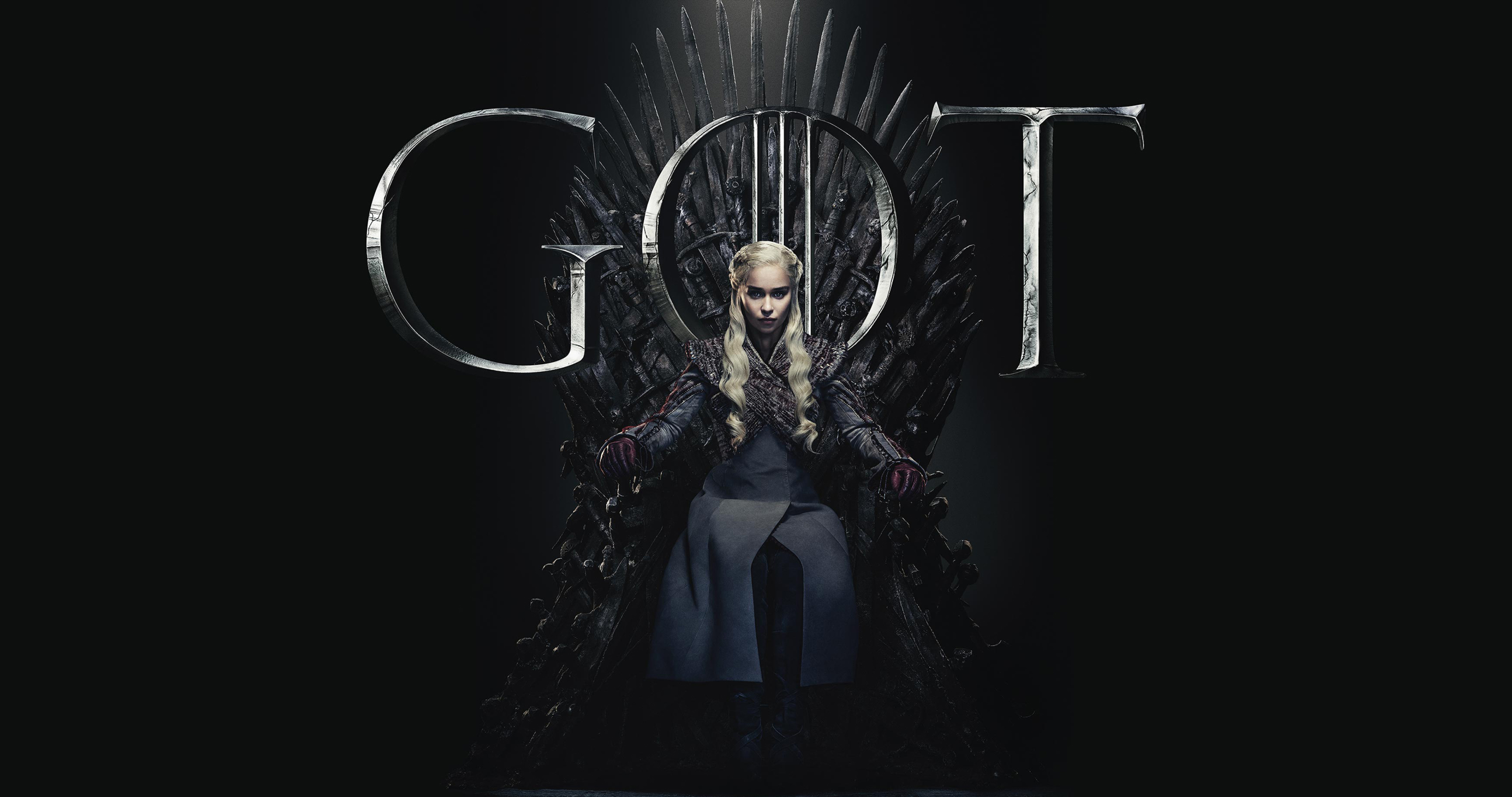 4096x2160 Resolution Daenerys Targaryen Game Of Thrones Season 8 Poster ...