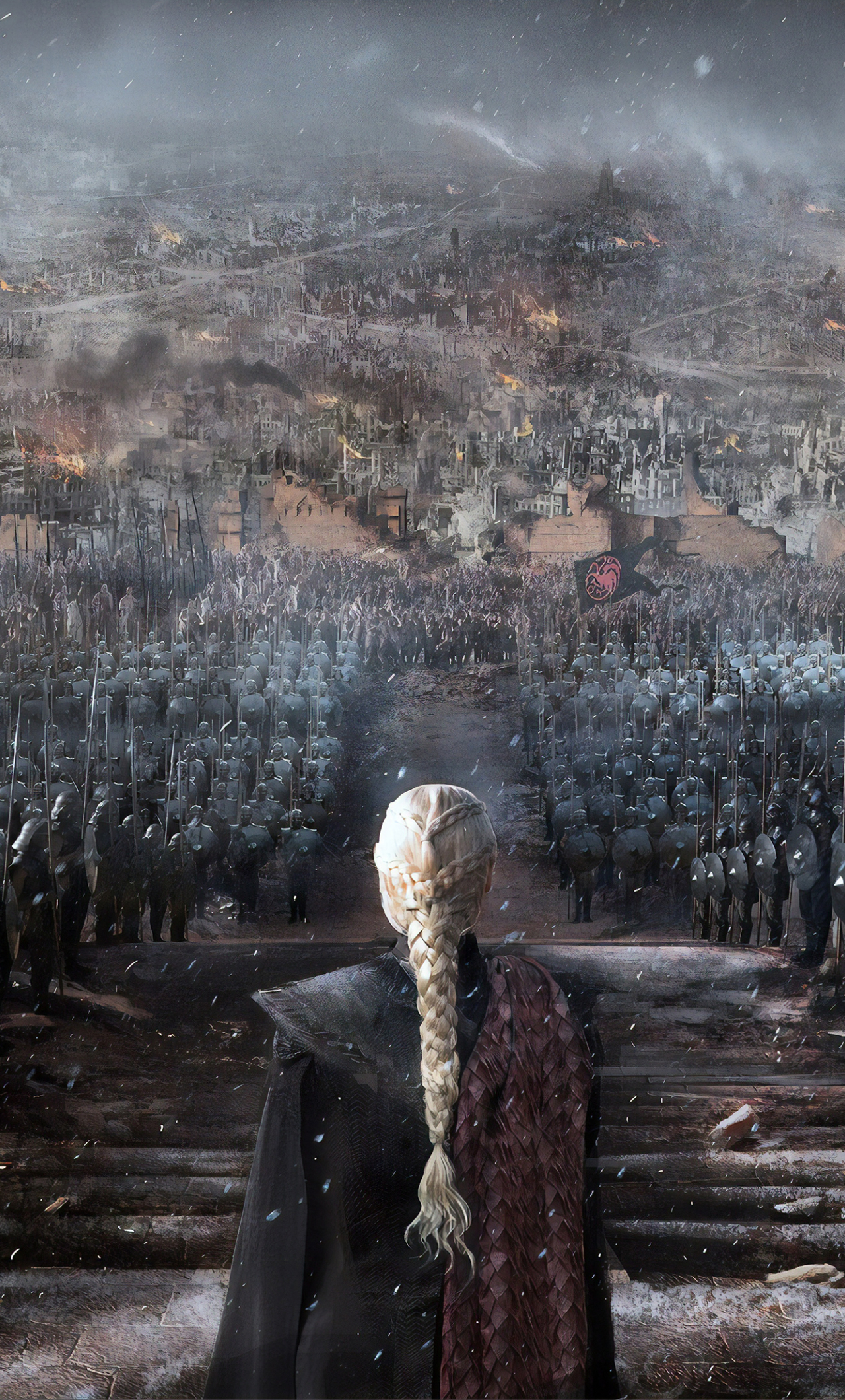 1280x21 Daenerys Targaryen Made Queen Iphone 6 Plus Wallpaper Hd Artist 4k Wallpapers Images Photos And Background