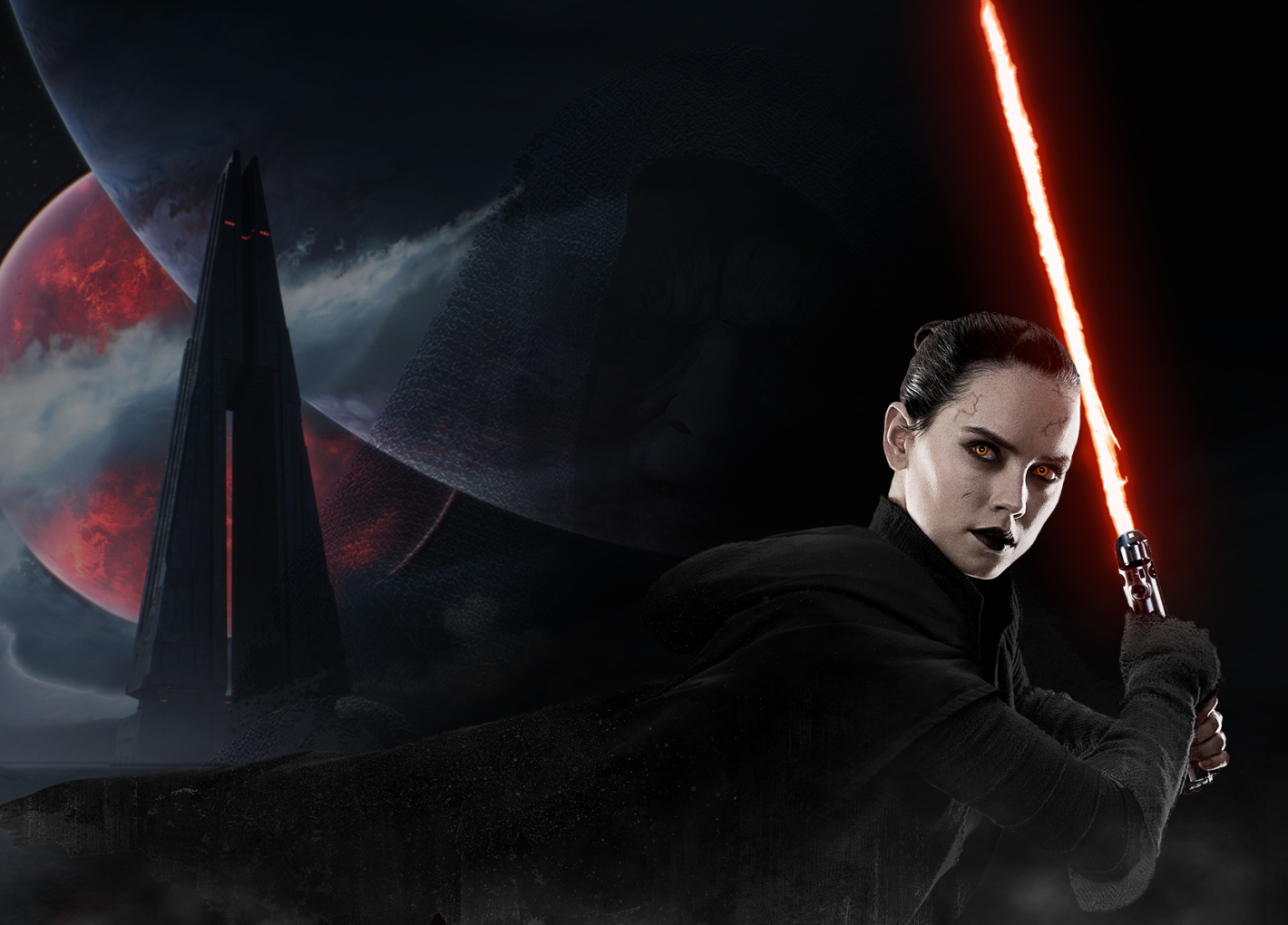 1420x1020 Daisy Ridley as Sith Rey 1420x1020 Resolution Wallpaper, HD ...