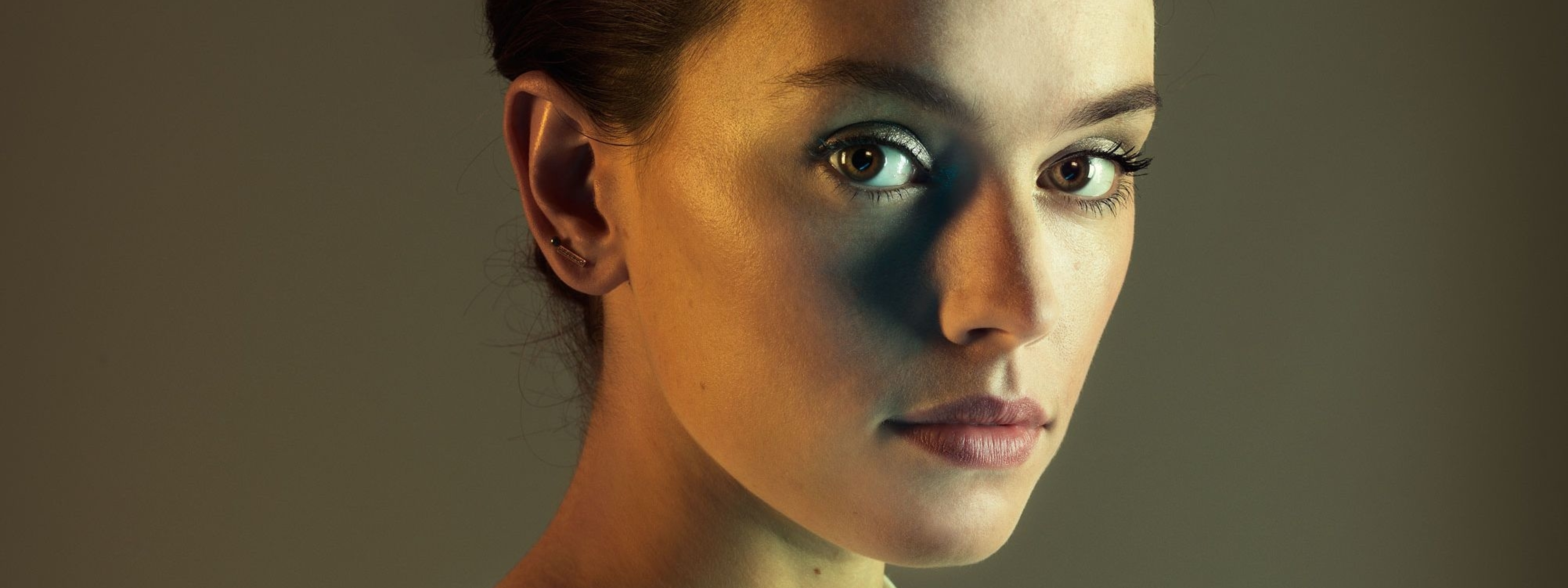 3840x1440 Resolution Daisy Ridley Brown Eyes And Face 3840x1440 ...