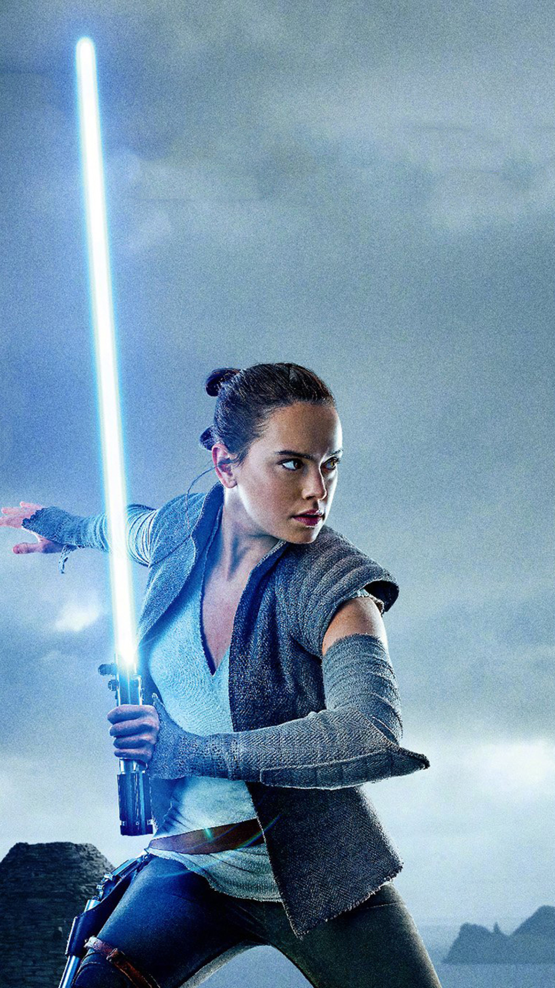 2160x3840 Daisy Ridley Lightsaber Star Wars 8 Sony Xperia Xxzz5