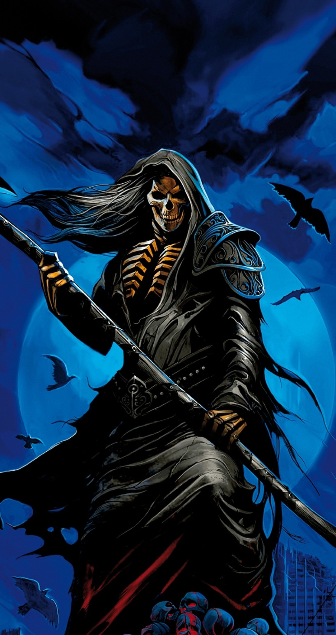 Dark  Grim Reaper Mobile  Dark Grim Reaper For iPhone   Background Cool  Reaper HD phone wallpaper  Pxfuel