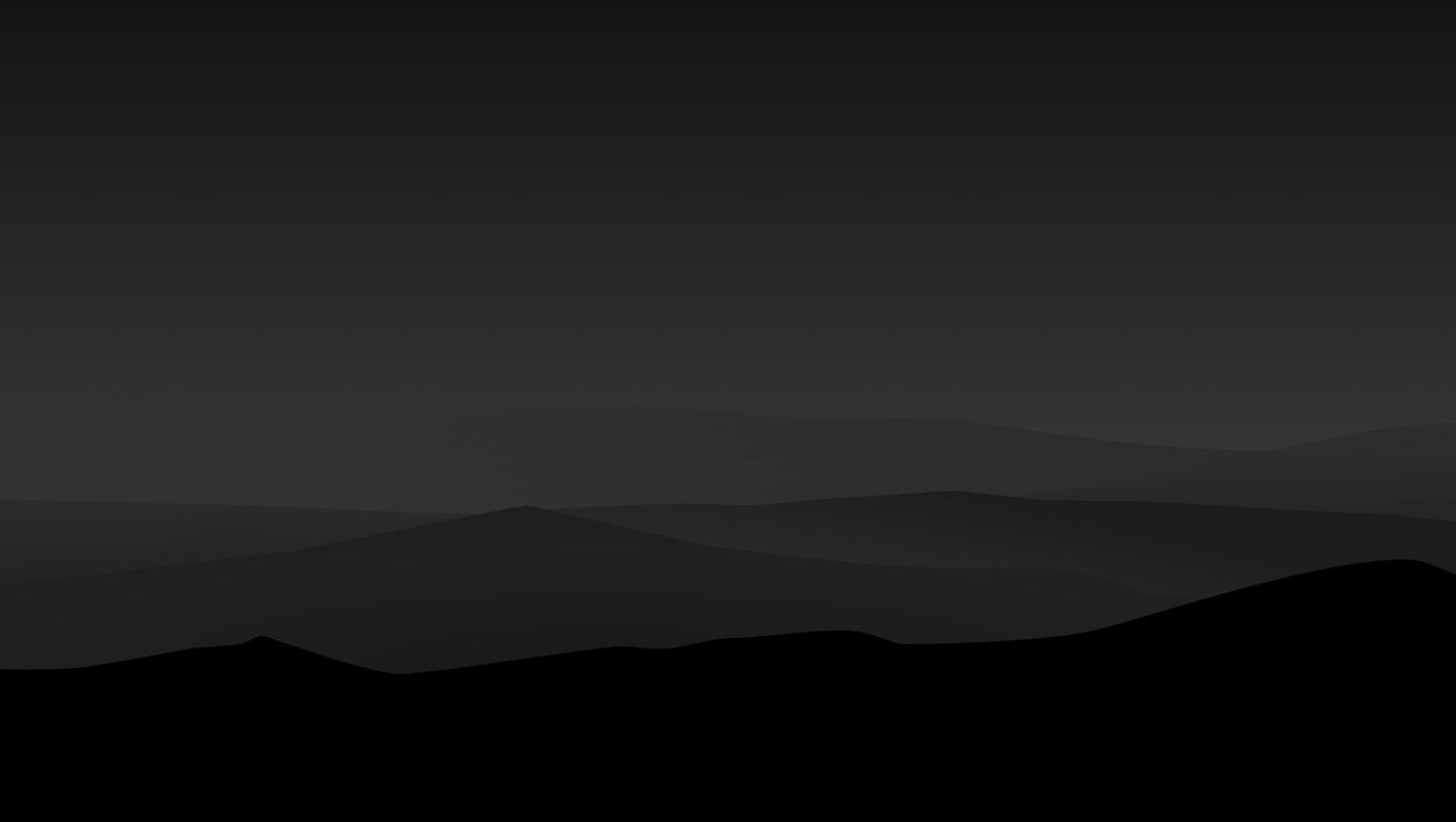 1360x768 Resolution Dark Minimal Mountains At Night Desktop Laptop HD ...
