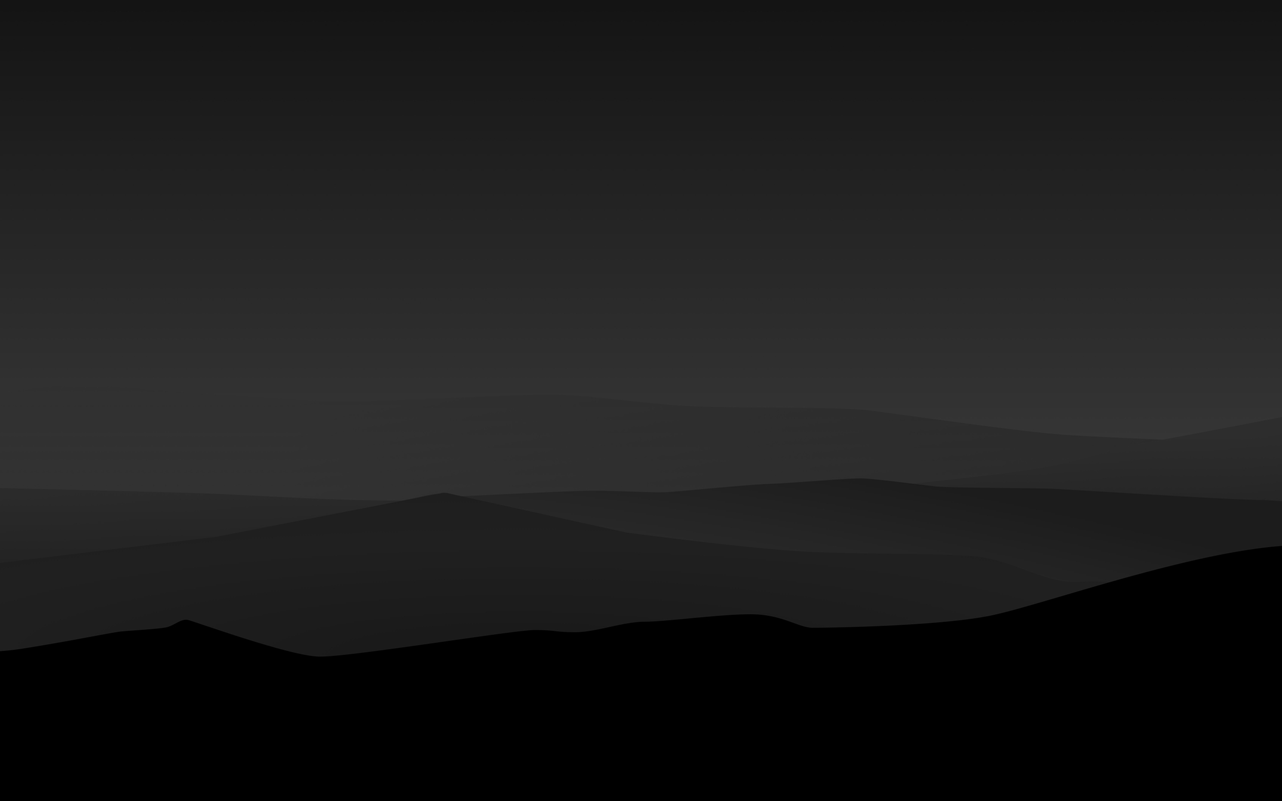 2560x1600 Resolution Dark Minimal Mountains At Night 2560x1600 ...