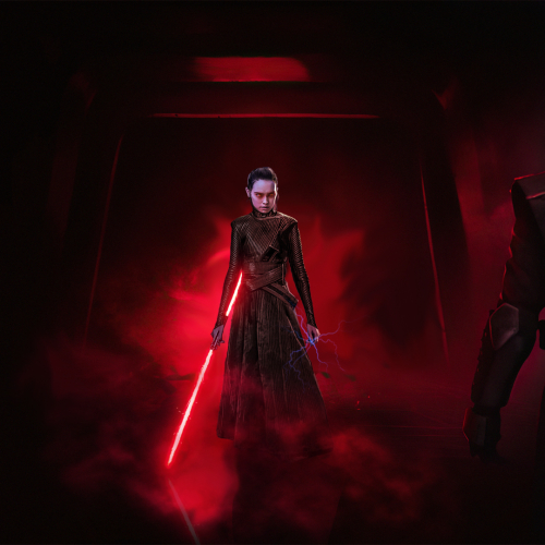 500x500 Dark Rey vs Mace Windu Star Wars Digital 500x500 Resolution ...