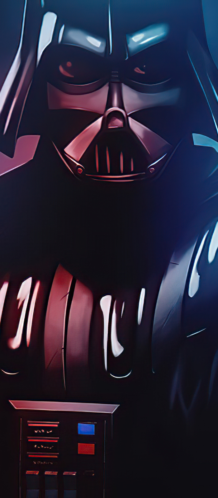 700x1600 Darth Vader Cool Star Wars Art 700x1600 Resolution Wallpaper 