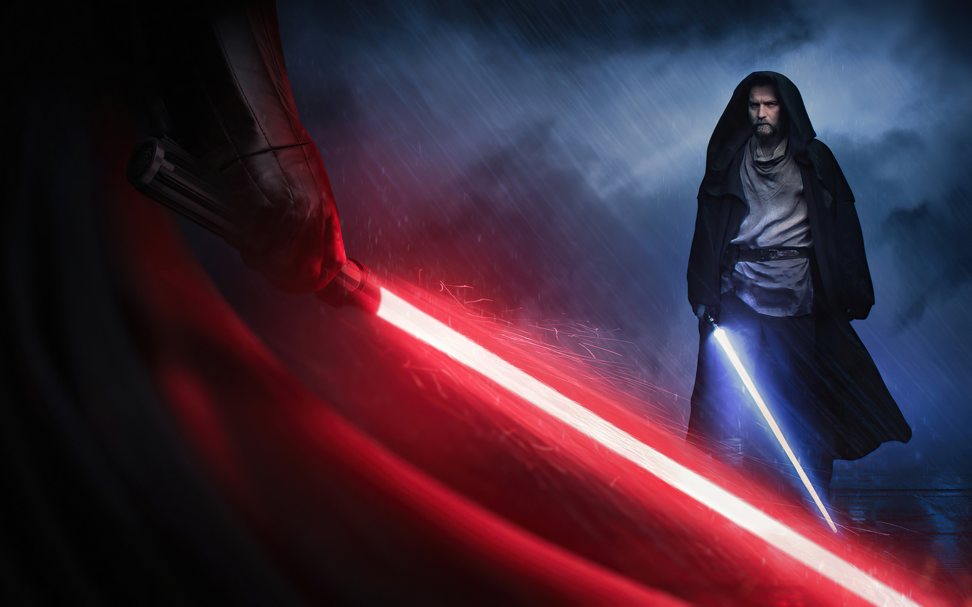 3040x1440 Resolution Darth Vader Vs Obi Wan Kenobi HD Cool Star Wars ...