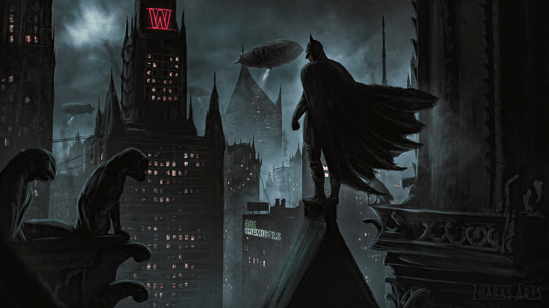 DC Superhero Batman Art Wallpaper, HD Superheroes 4K Wallpapers, Images,  Photos and Background - Wallpapers Den