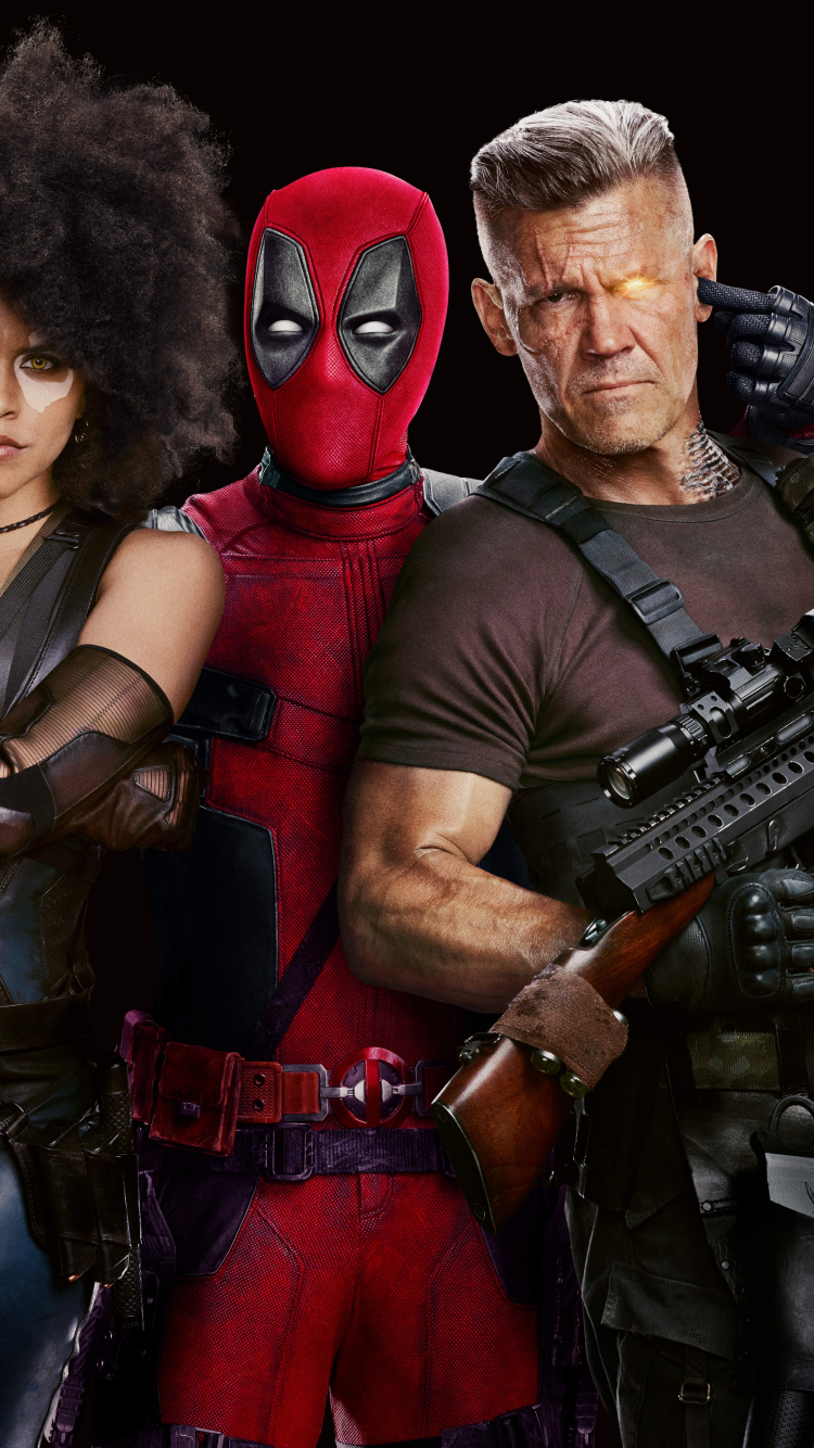 750x1334 Deadpool 2 Movie Poster iPhone 6, iPhone 6S, iPhone 7