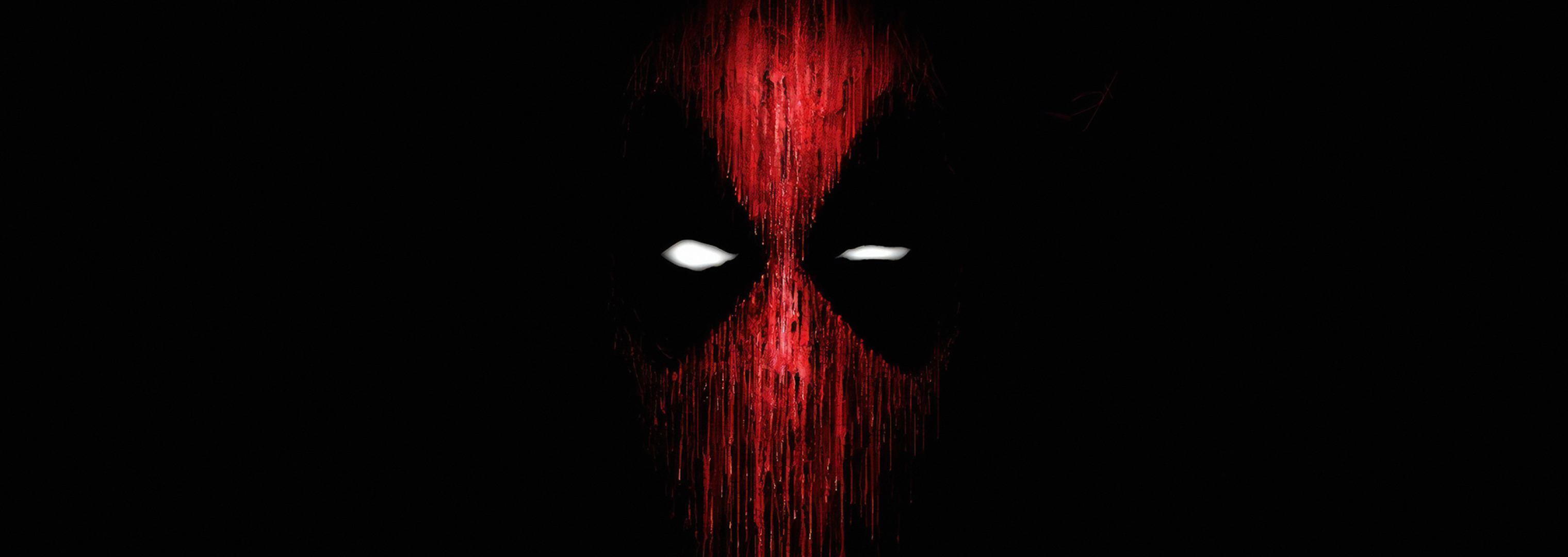 3040x1080 Resolution Deadpool Mask Minimalist 3040x1080 Resolution