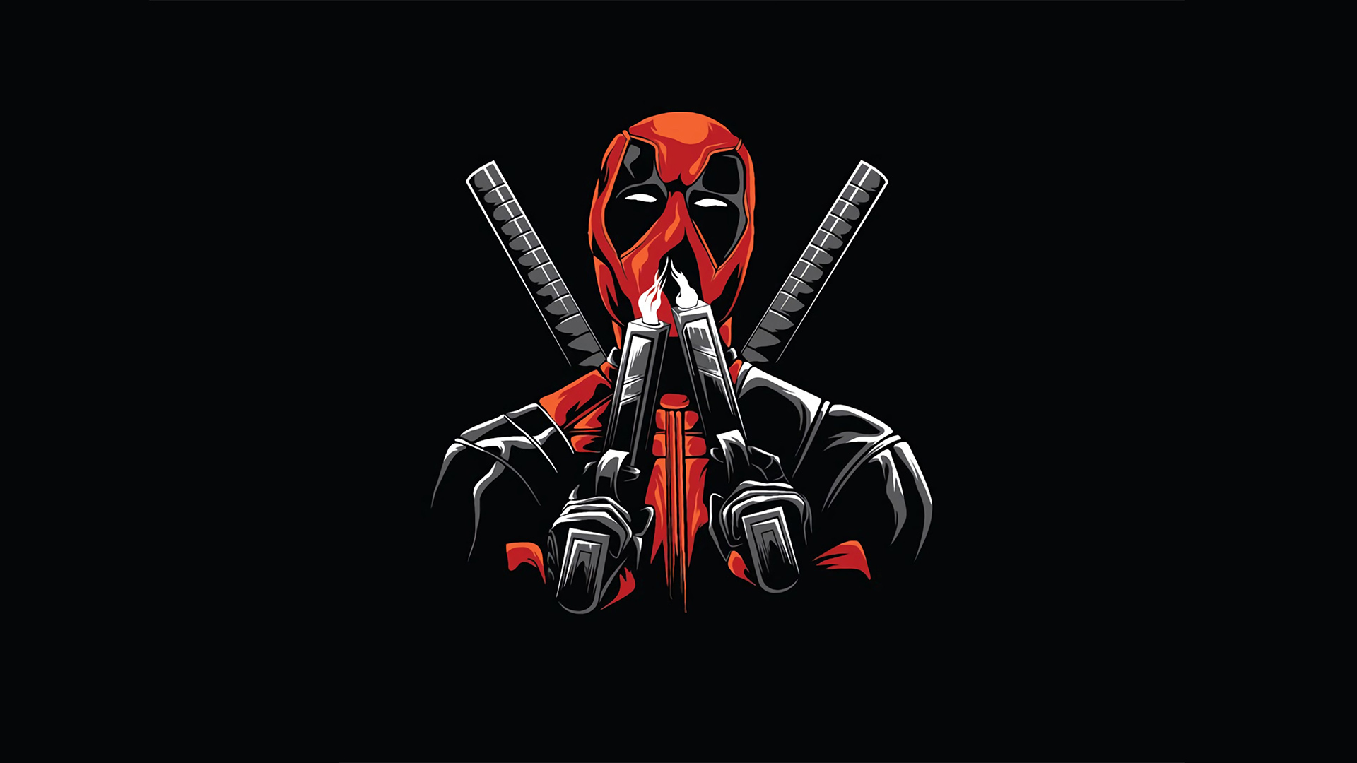 Deadpool Minimal Wallpaper, HD Superheroes 4K Wallpapers, Images, Photos  and Background - Wallpapers Den