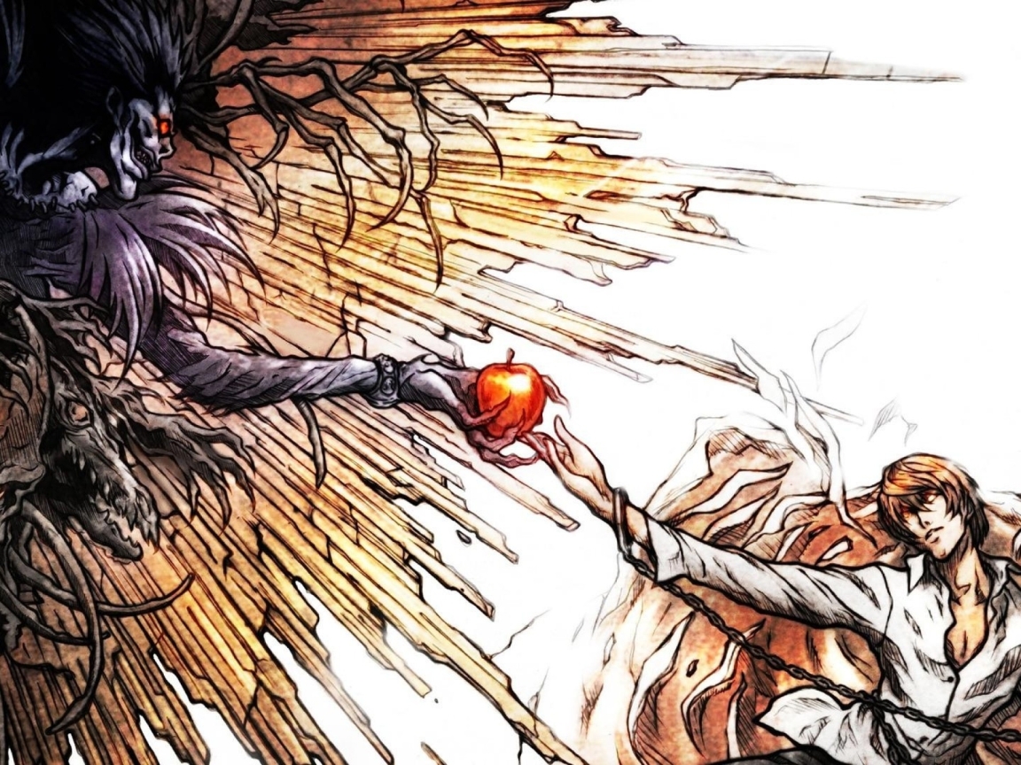 Death Note Light And Ryuk Wallpaper Anime Wallpapers A collection of the top 61 death note ryuk wallpapers and backgrounds available for download for free. death note light and ryuk wallpaper