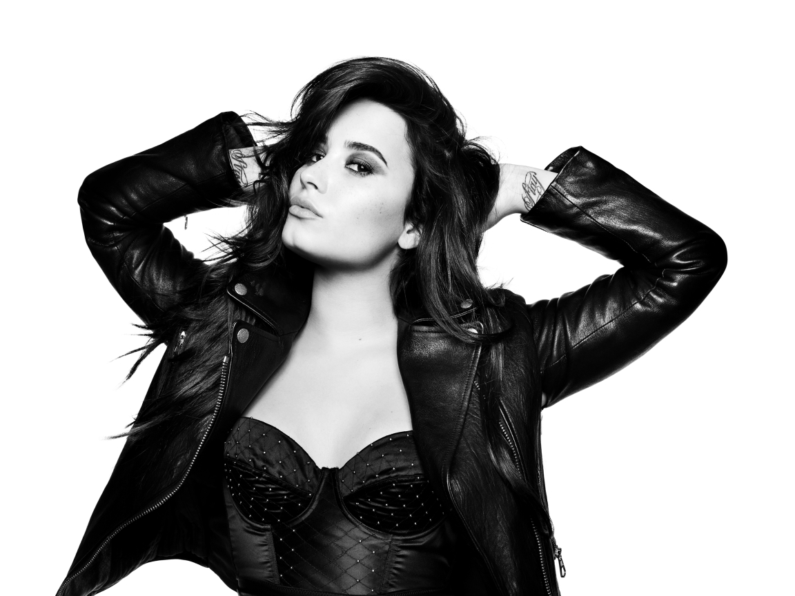 Demi Lovato 2018 Monochrome, HD 4K Wallpaper
