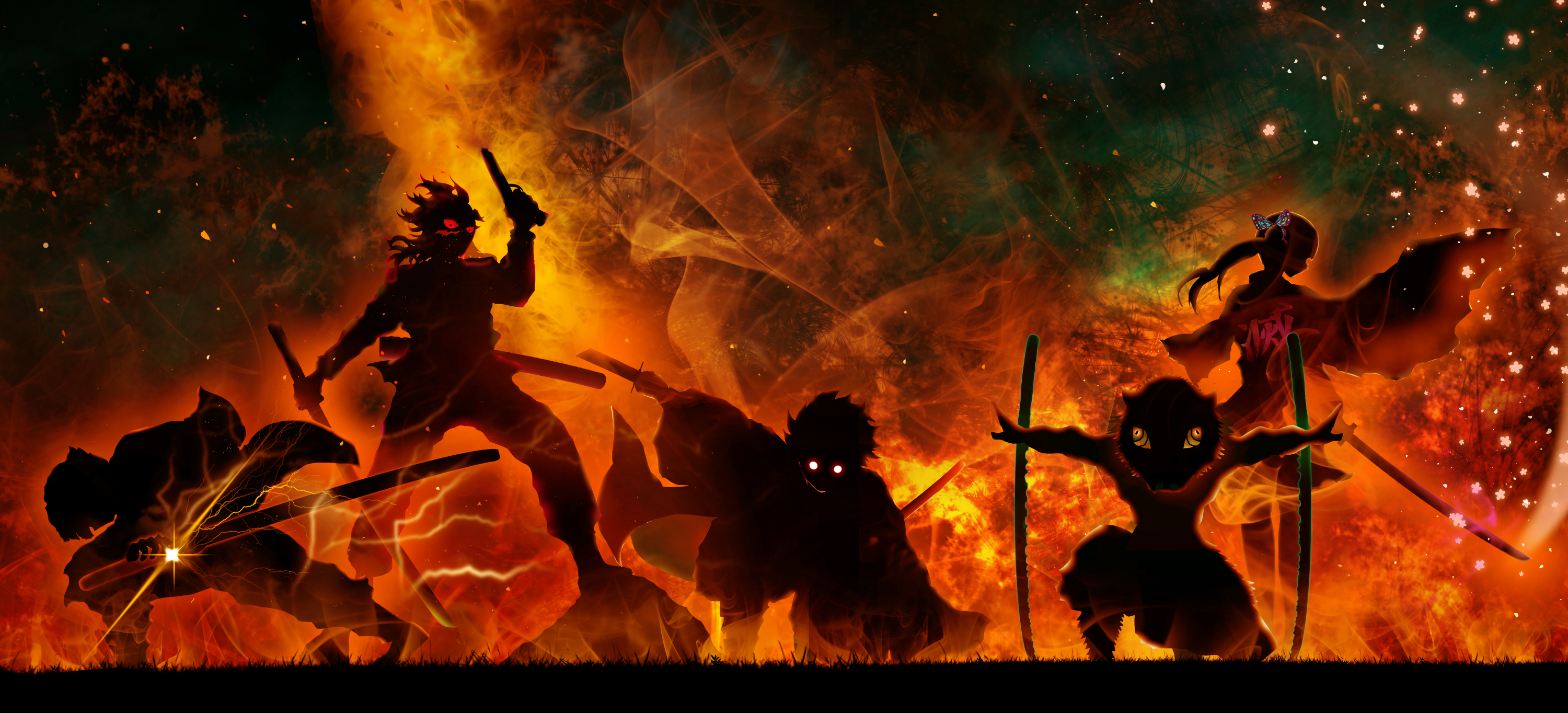 Demon Slayer Art Wallpaper, HD Anime 4K Wallpapers, Images ...