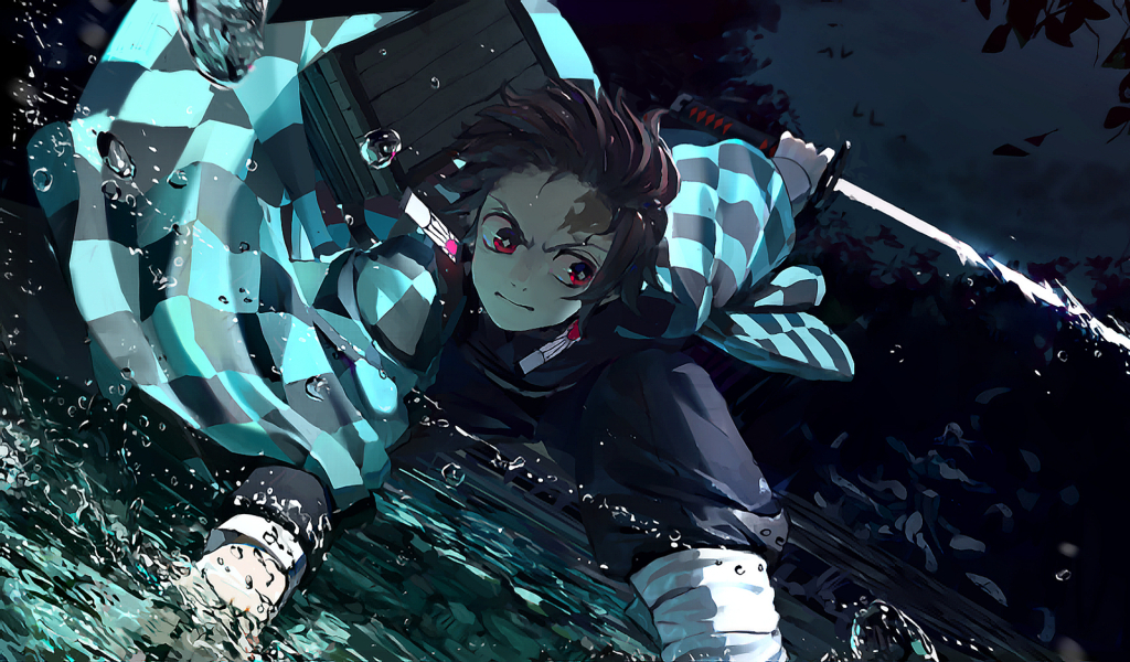 1024x600 Demon Slayer Tanjirou Kamado 1024x600 Resolution Wallpaper Hd Anime 4k Wallpapers Images Photos And Background Wallpapers Den