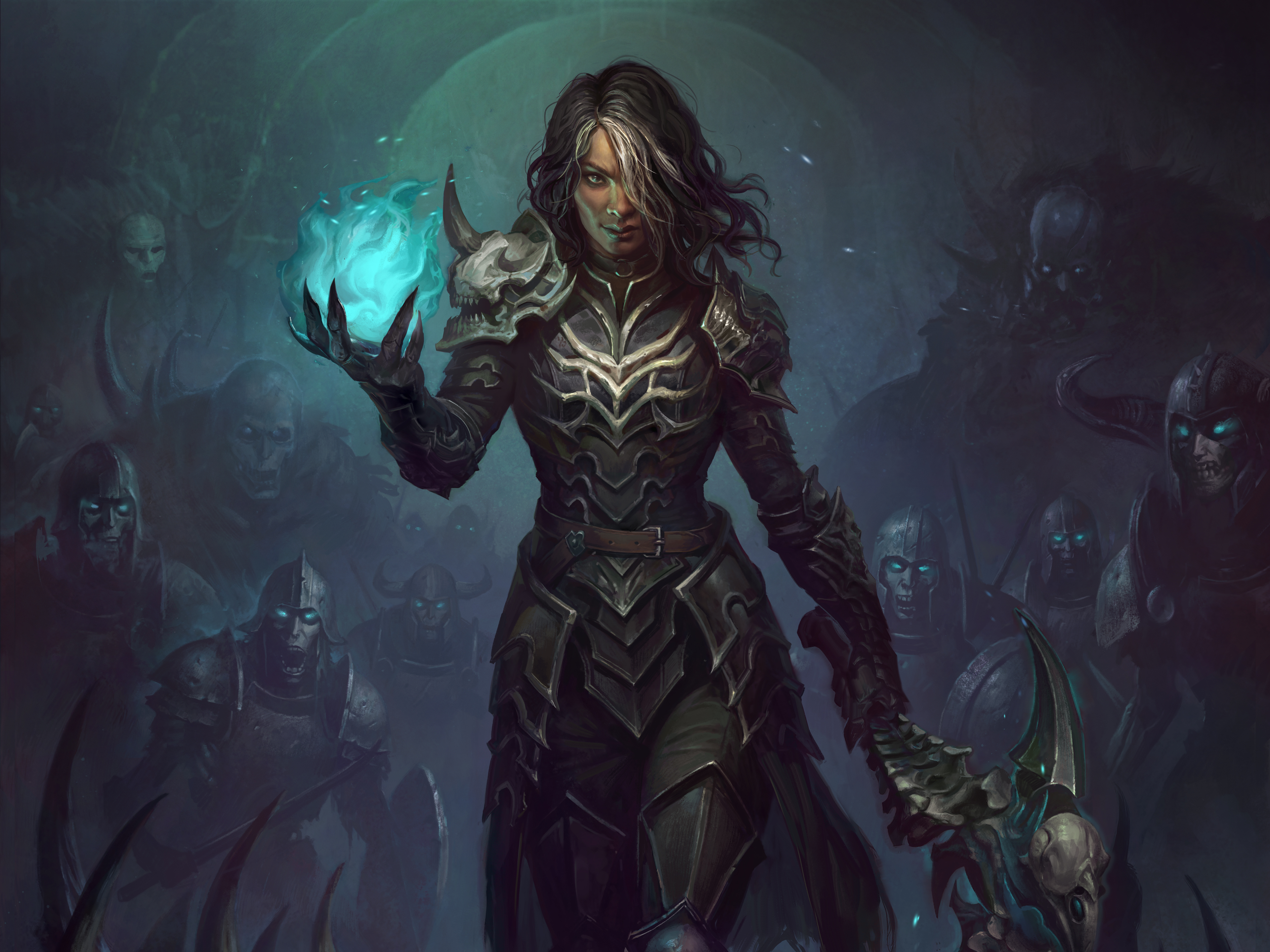 Diablo Immortal HD Necromancer Female Wallpaper, HD Games 4K Wallpapers,  Images, Photos and Background - Wallpapers Den